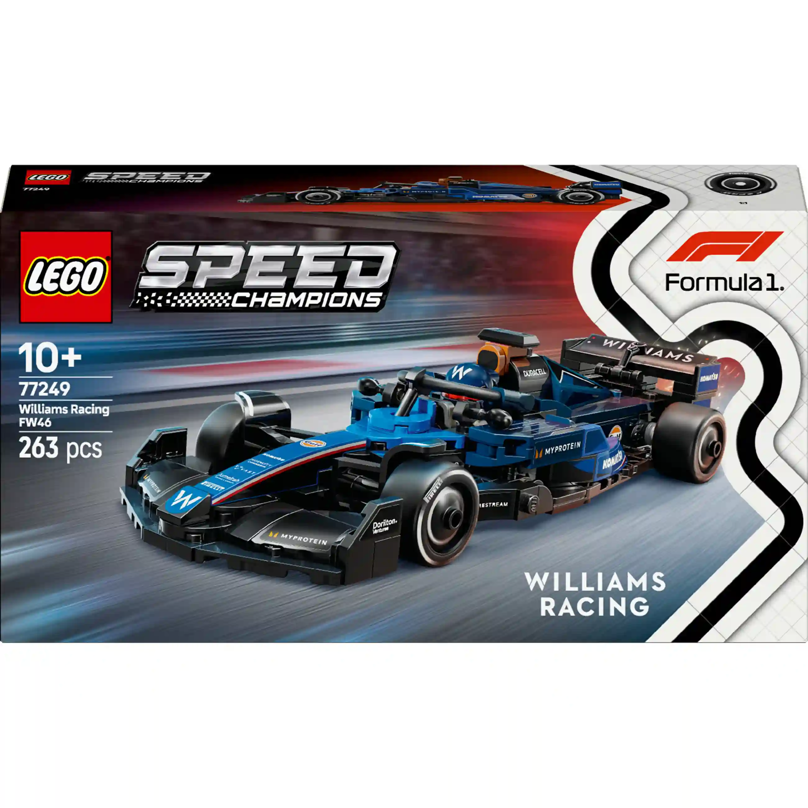 LEGO Speed Champions Williams Racing FW46 F1 Rennauto 77249 Spielwaren
