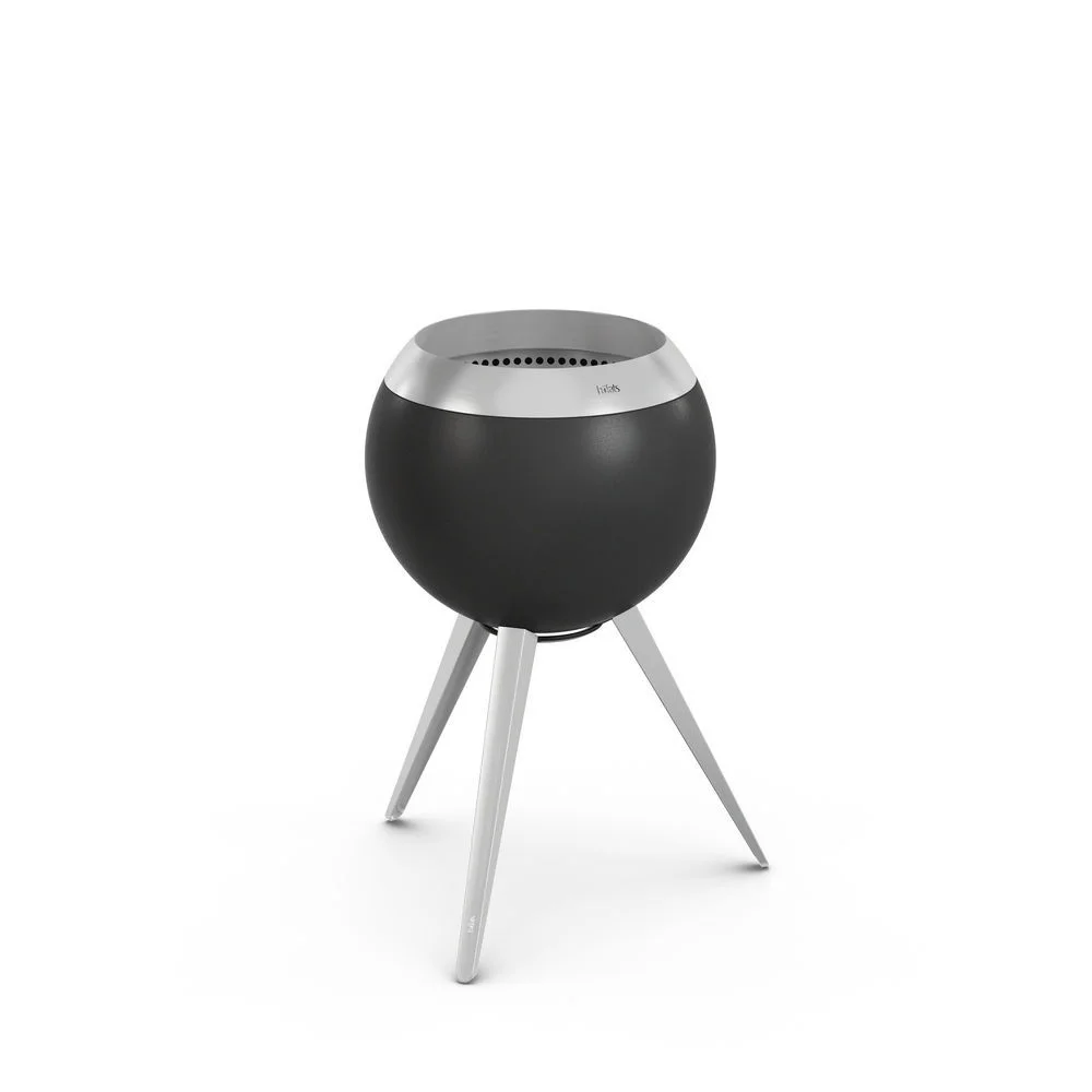Hoefats Feuerschale Moon 45 mit hohem Fuss Grills