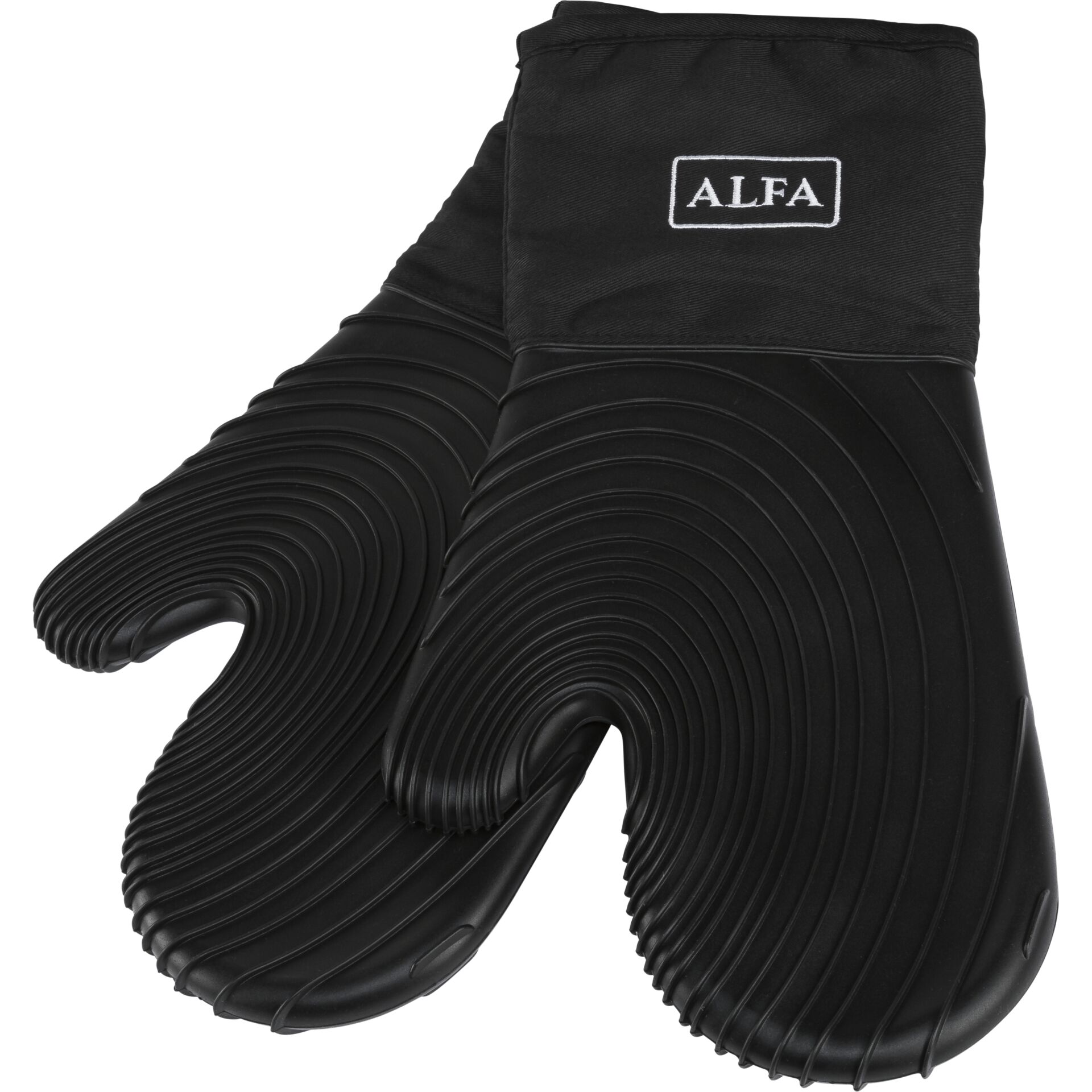 Alfa Forni Ofenhandschuhe Schwarz Grills