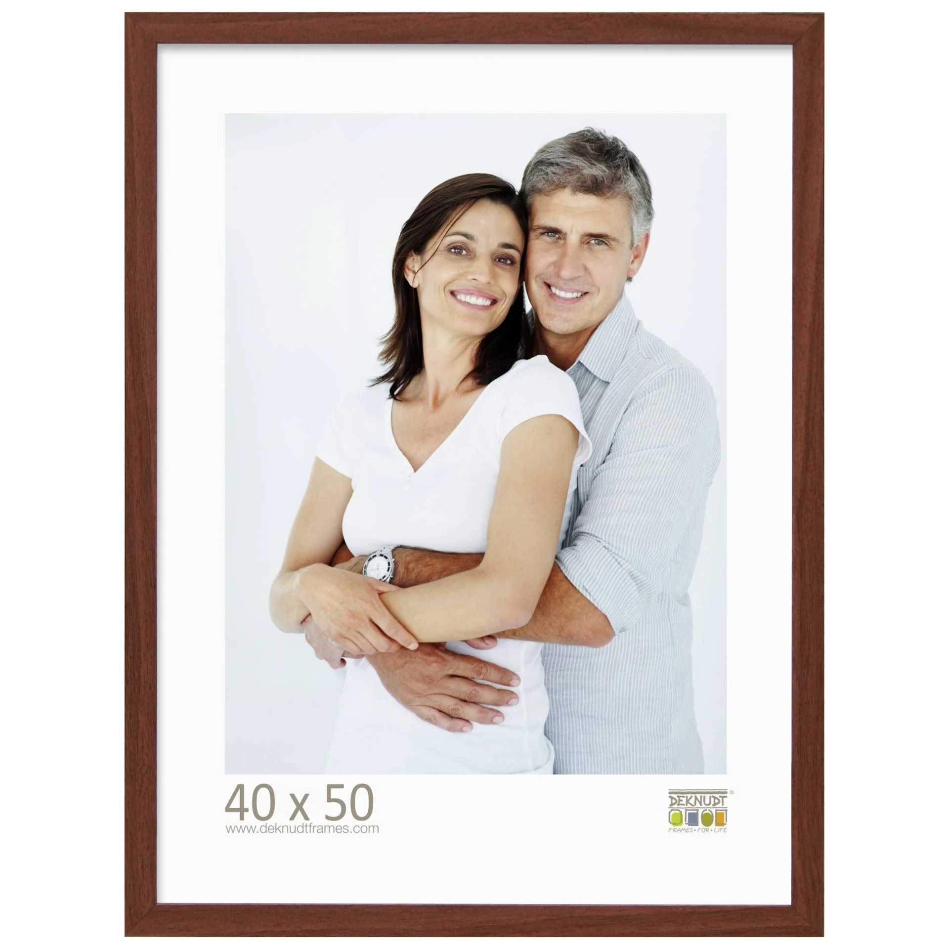Deknudt S44CH3 40x50 Holz hellbraun Bilderrahmen