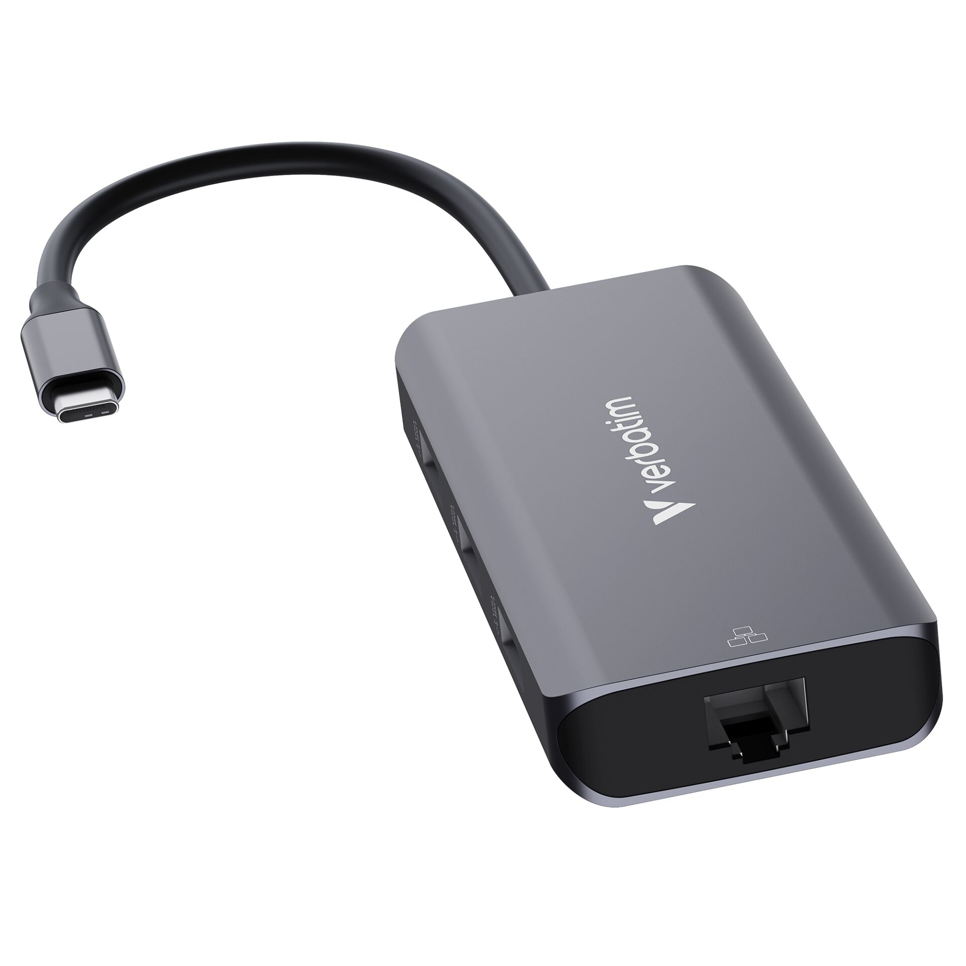 Verbatim USB C Essentials Multi  Port Hub 6 Port with RJ45 32157 Akkus Powerbanks & Kabel