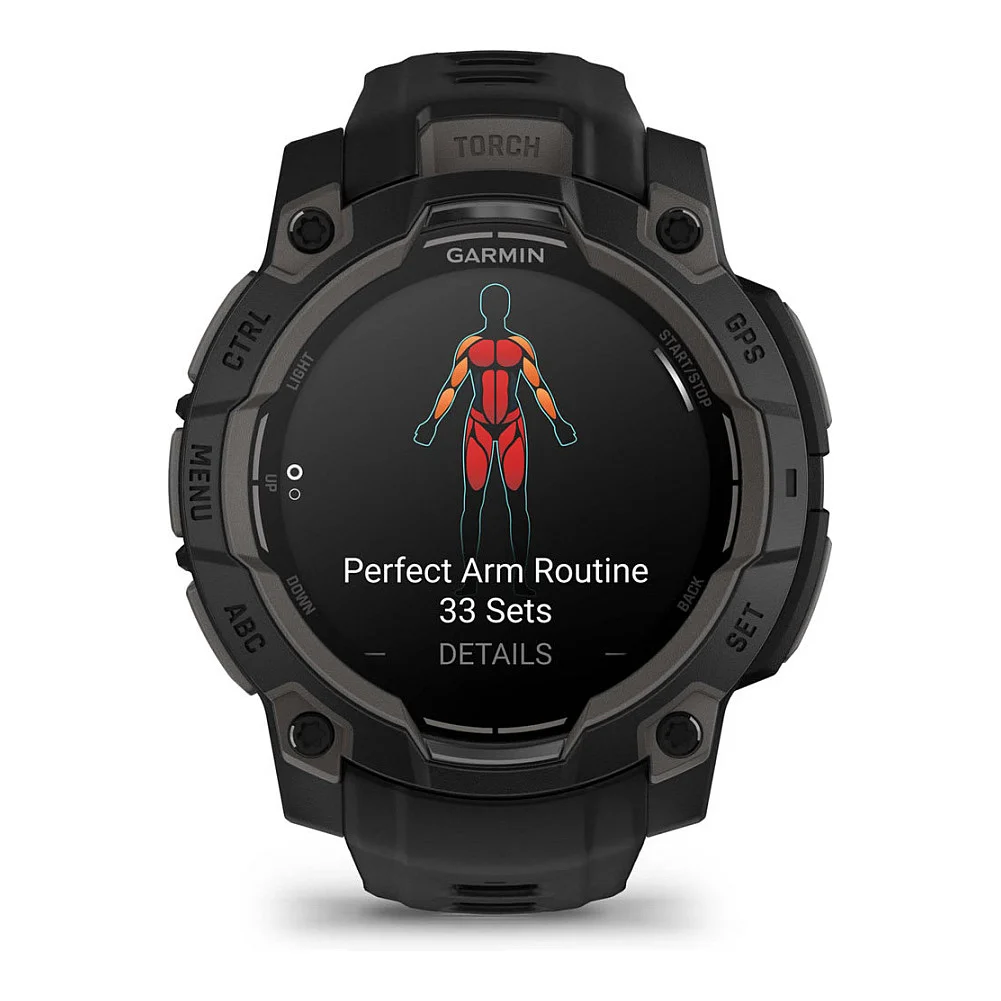 Garmin Instinct 3 AMOLED  45mm  schwarz Smartwatches & Fitnesstracker