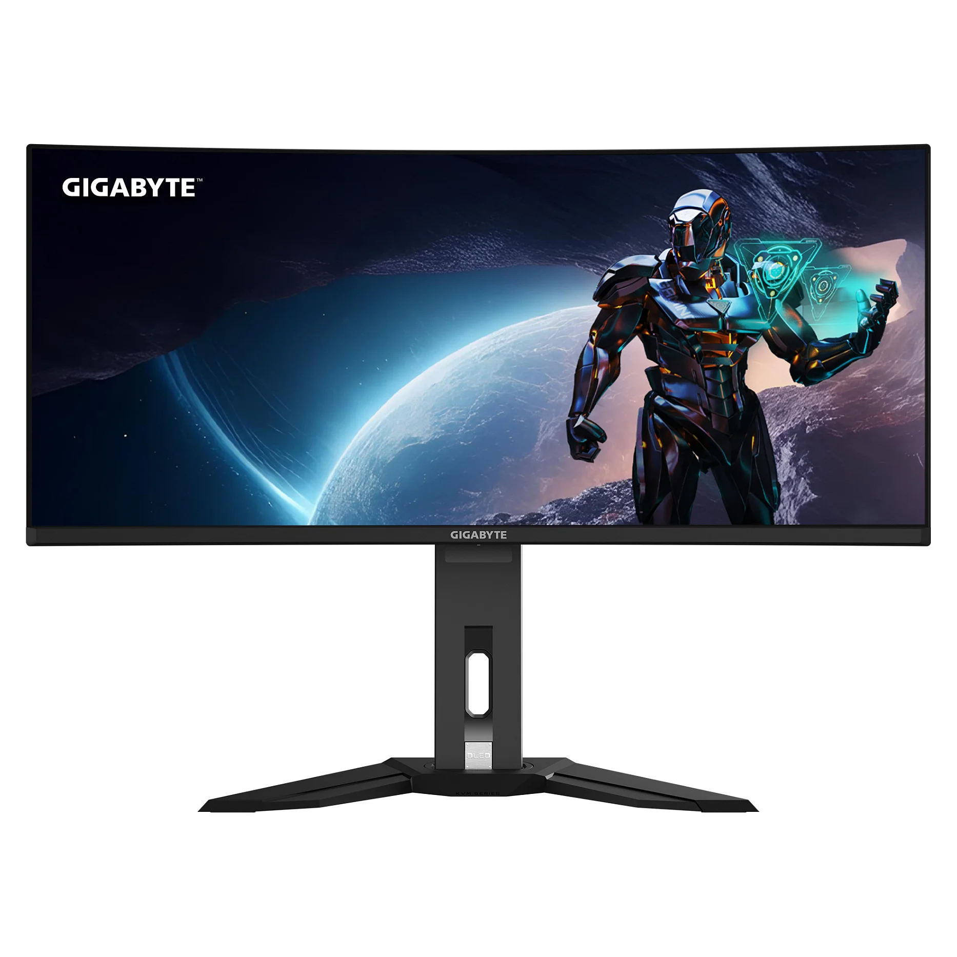 GIGABYTE OLED WQHD Curved Gaming Monitor MO34WQC2   34 Zoll  3440 x 1440  240Hz  0 03ms  KVM  250 cd m   FreeSync Premium Pro  DisplayHDR True Black 400  HDMI 2 1  Displayport 1 4 Monitore