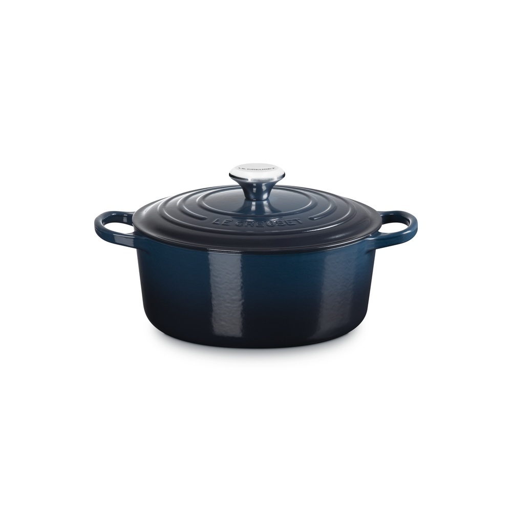 Le Creuset Signature Braeter rund 24 cm nuit Kuechenkleingeraete