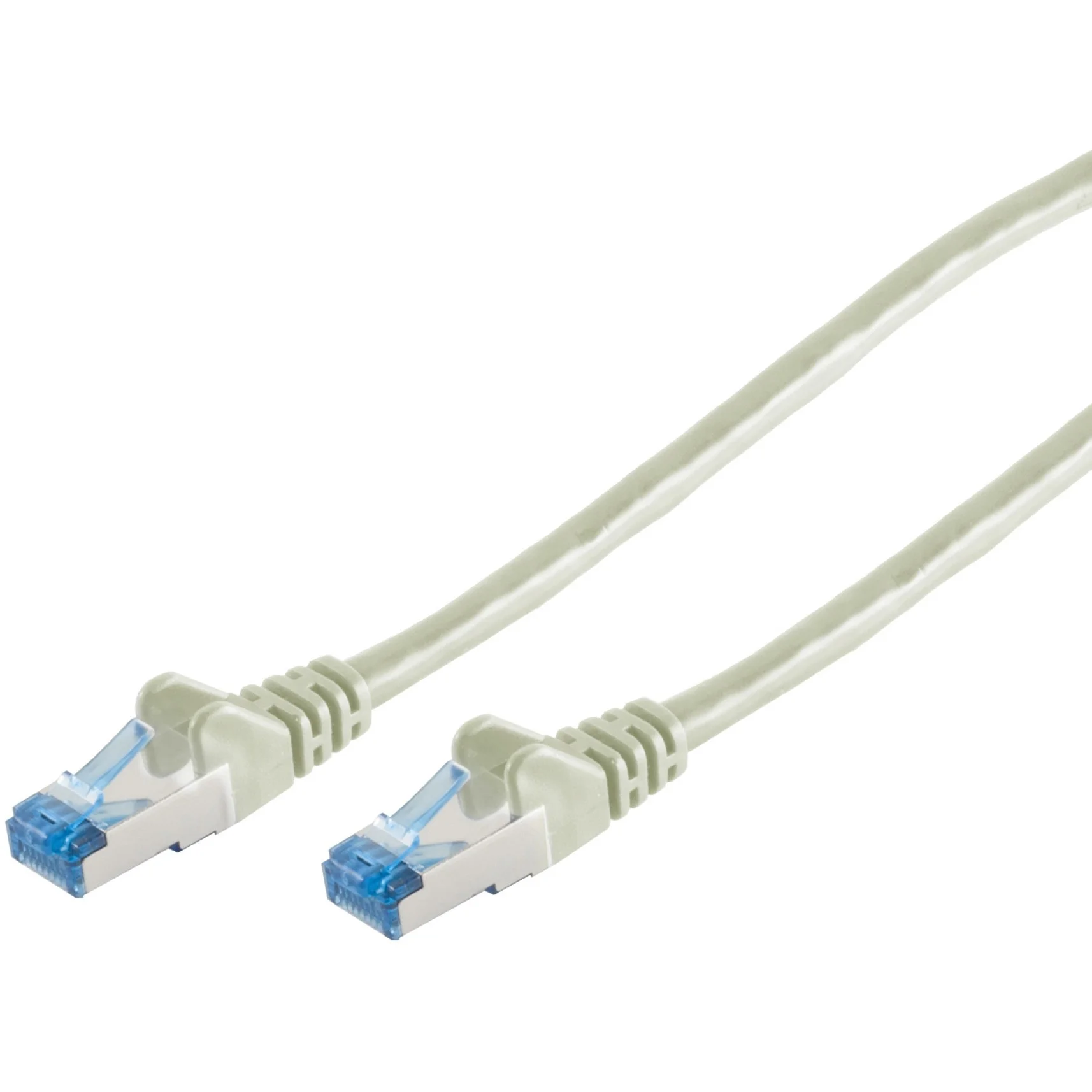 No Name Patchkabel CAT6a RJ45 S FTP PiMF 1m Grau PC-Zubehoer