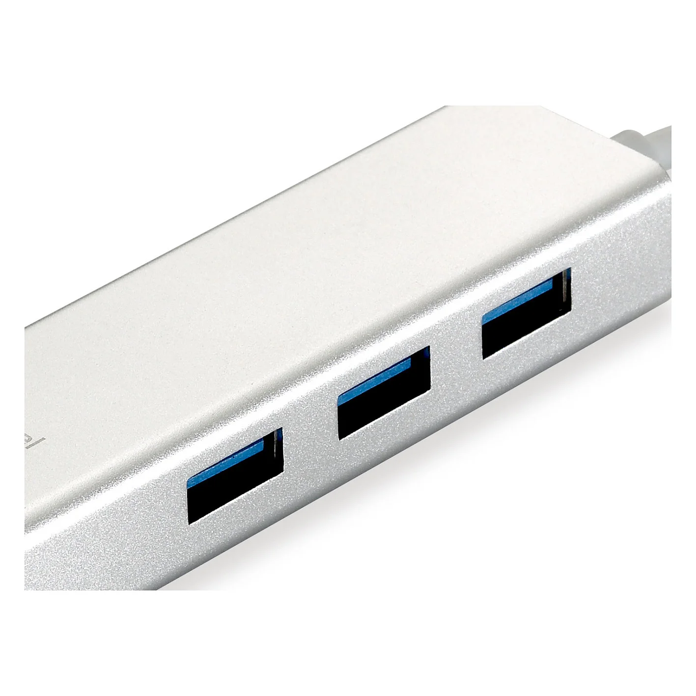 LevelOne USB 0503 Gigabit USB Netzwerkadapter mit USB Hub Netzwerk-Adapter / Netzwerk-Karten