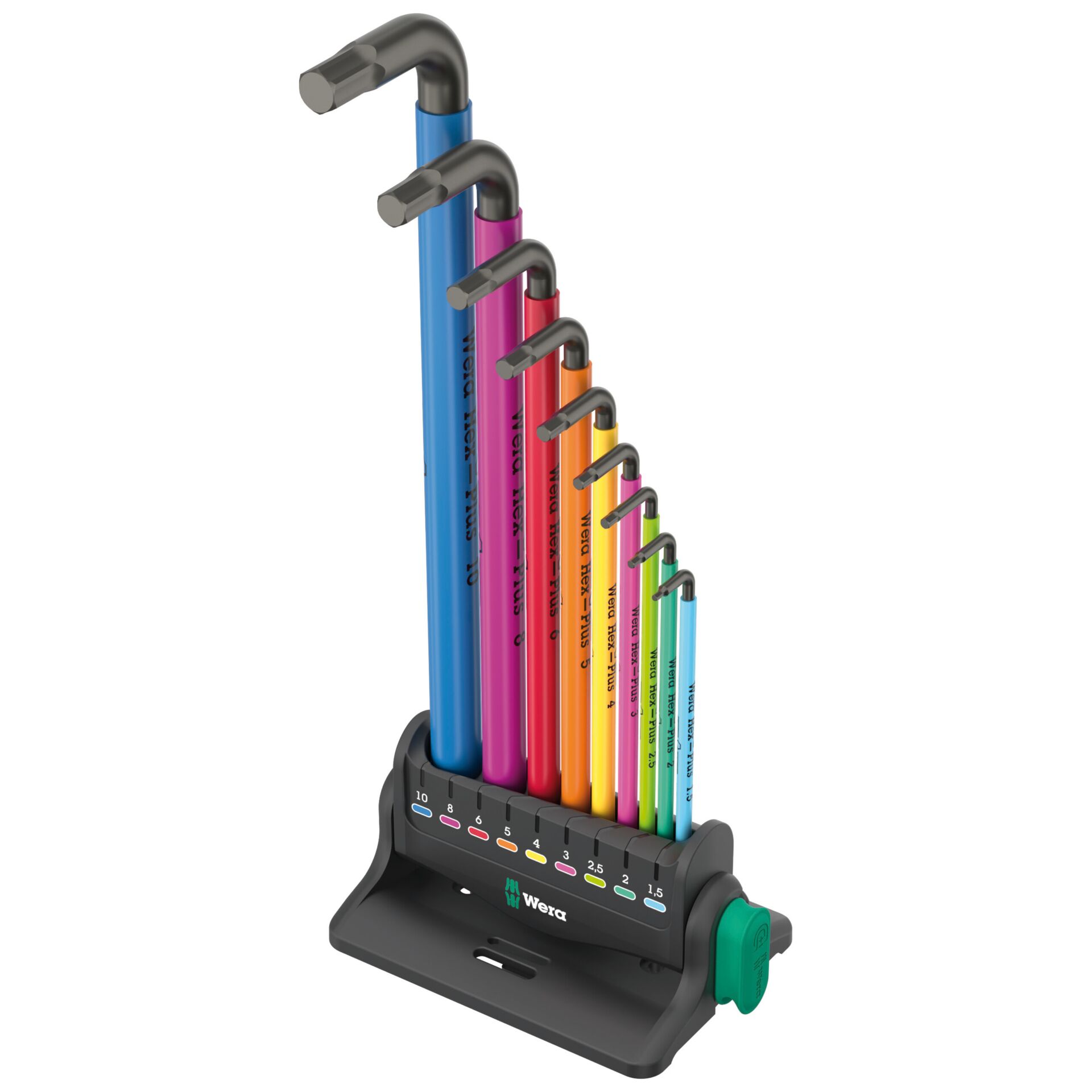 Wera 950 9 Hex Plus Multicolour 3 Winkelschluesselsatz Schraubendreher & Zangen