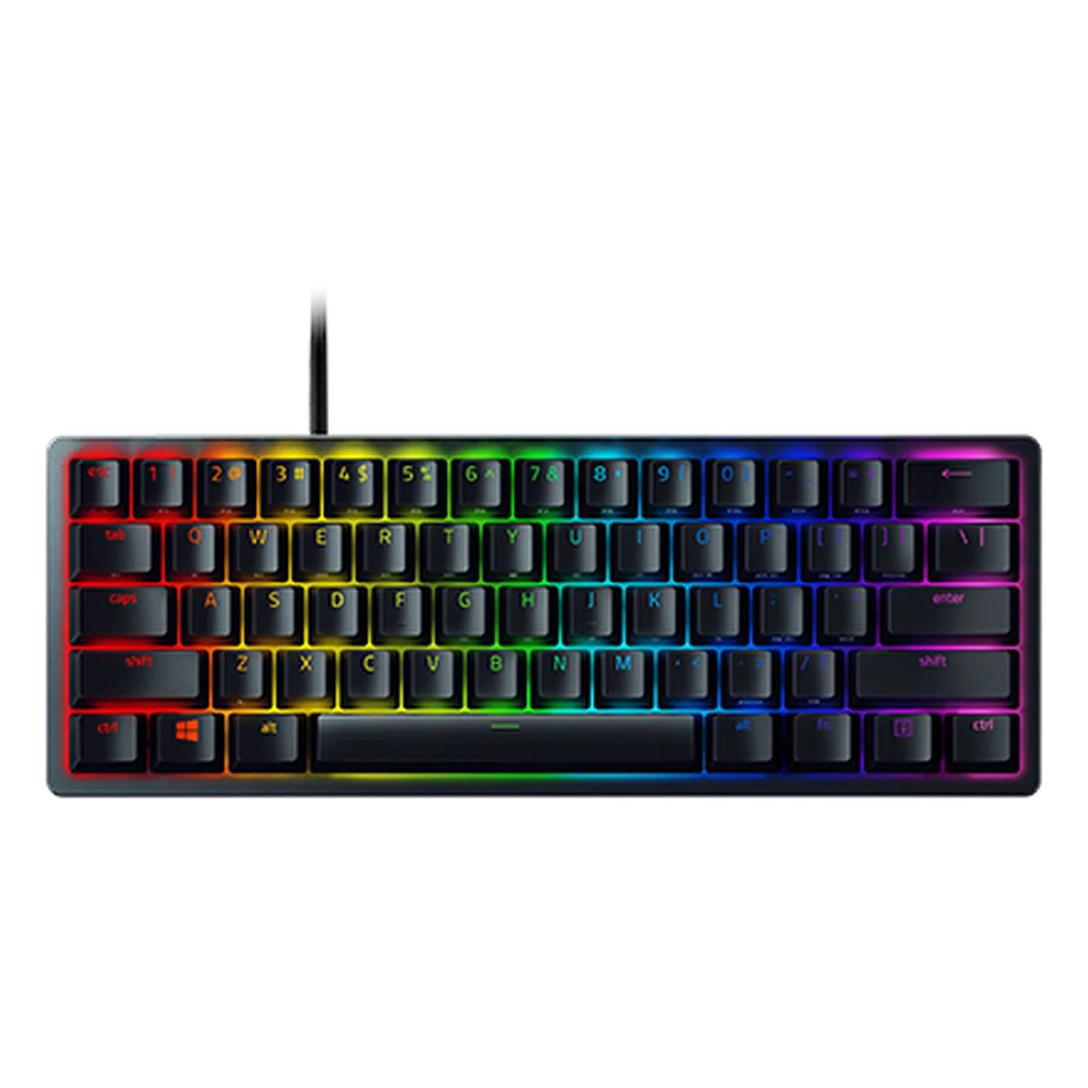 Razer Huntsman Mini  schwarz  DE Layout  Linear Optical  Red   Tastaturen & Maeuse