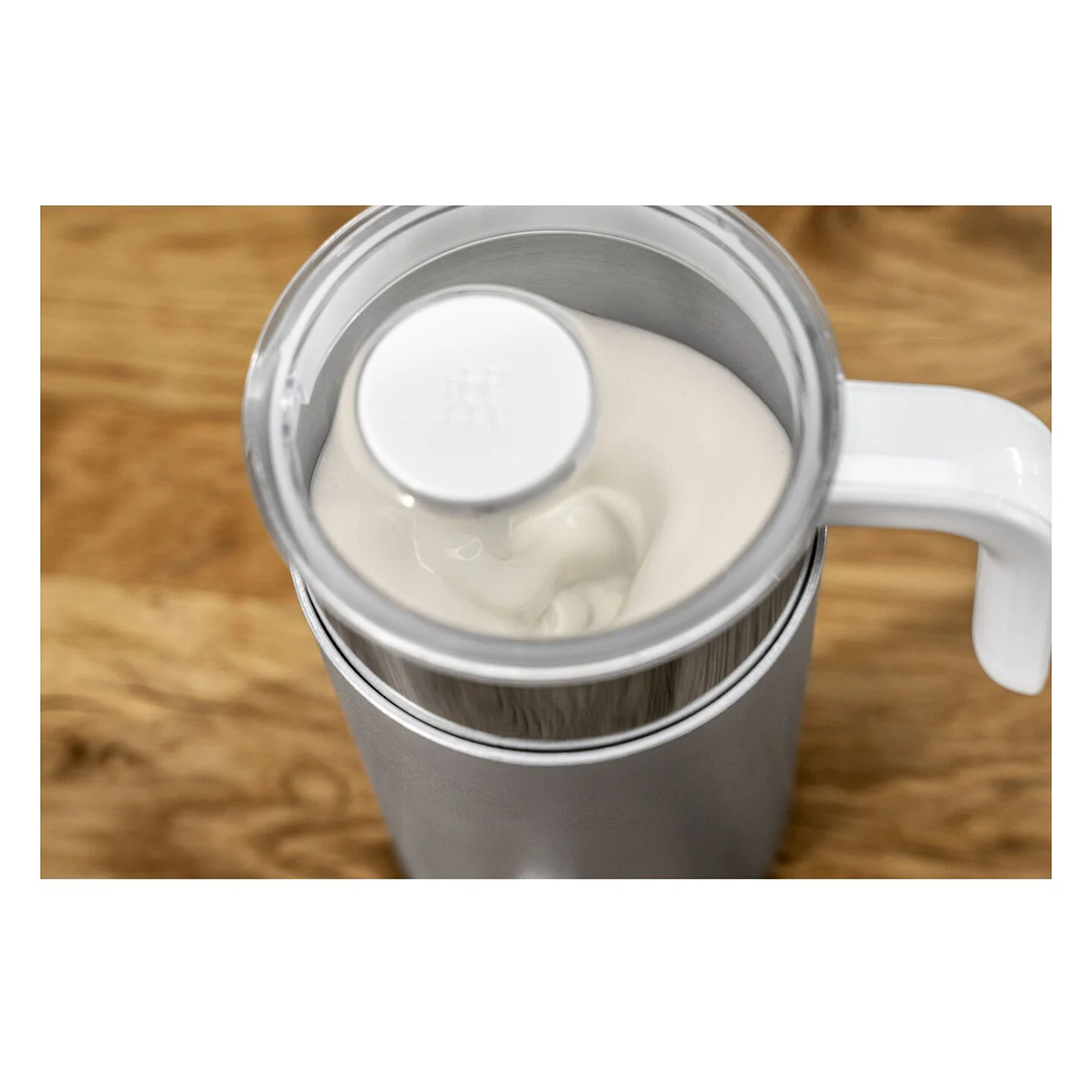 ZWILLING Milchschaeumer 400 ml silber ENFINIGY Zubehoer Kaffeemaschinen