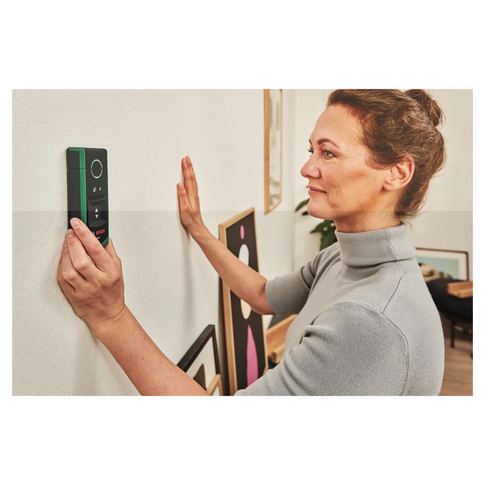 Bosch Truvo Digitaler Multi Detektor Eisenhaltiges Metall  Stromfuehrendes Kabel  Nicht eisenhaltiges Metall Bohrer & Schrauber