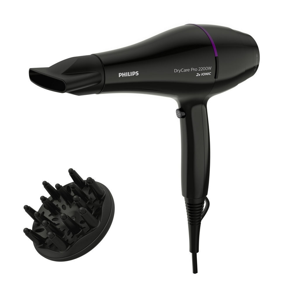 Philips Haartrockner DryCare Pro BHD274 00  schwarz Haarpflege