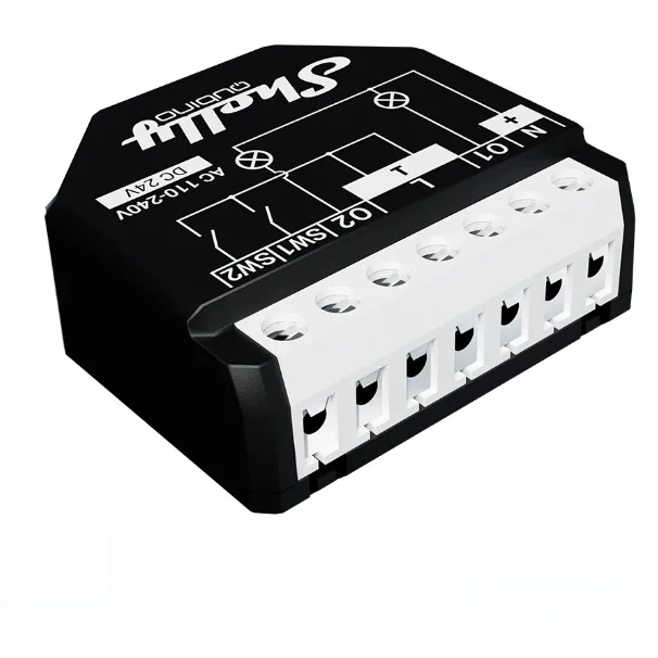 Shelly Relais ZollWave 2PMZoll max  16A 2 Kanaele Unterputz Messfunktion Smart Home Zubehoer