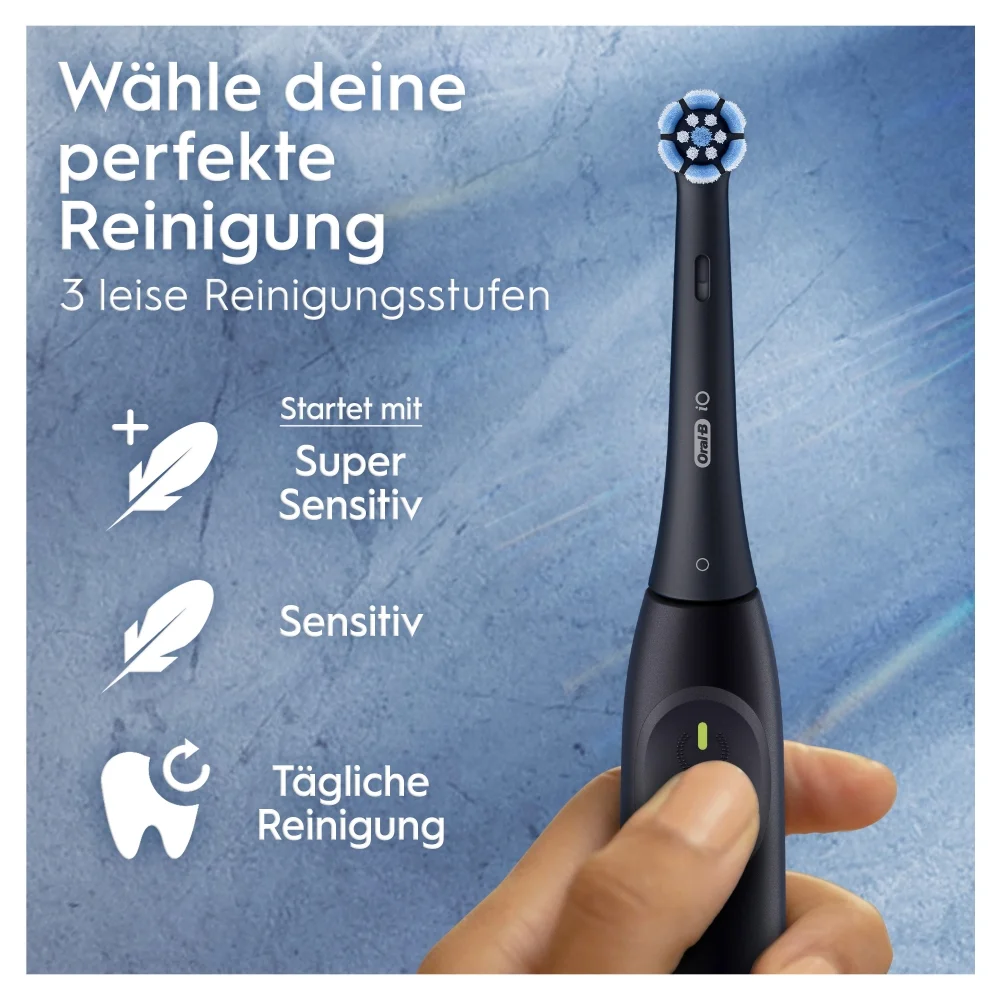 Oral B iO Series 2 Night Black  Forest Green mit 2 Handstueck Zahnpflege