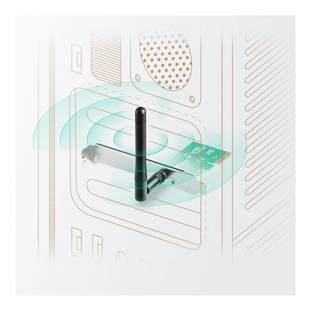 TP Link 150Mbit s WLAN PCI Express Adapter Netzwerk