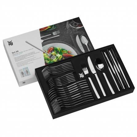 WMF Besteck Set 30 teilig Corvo Cromargan protect Besteck & Aufbewahrung