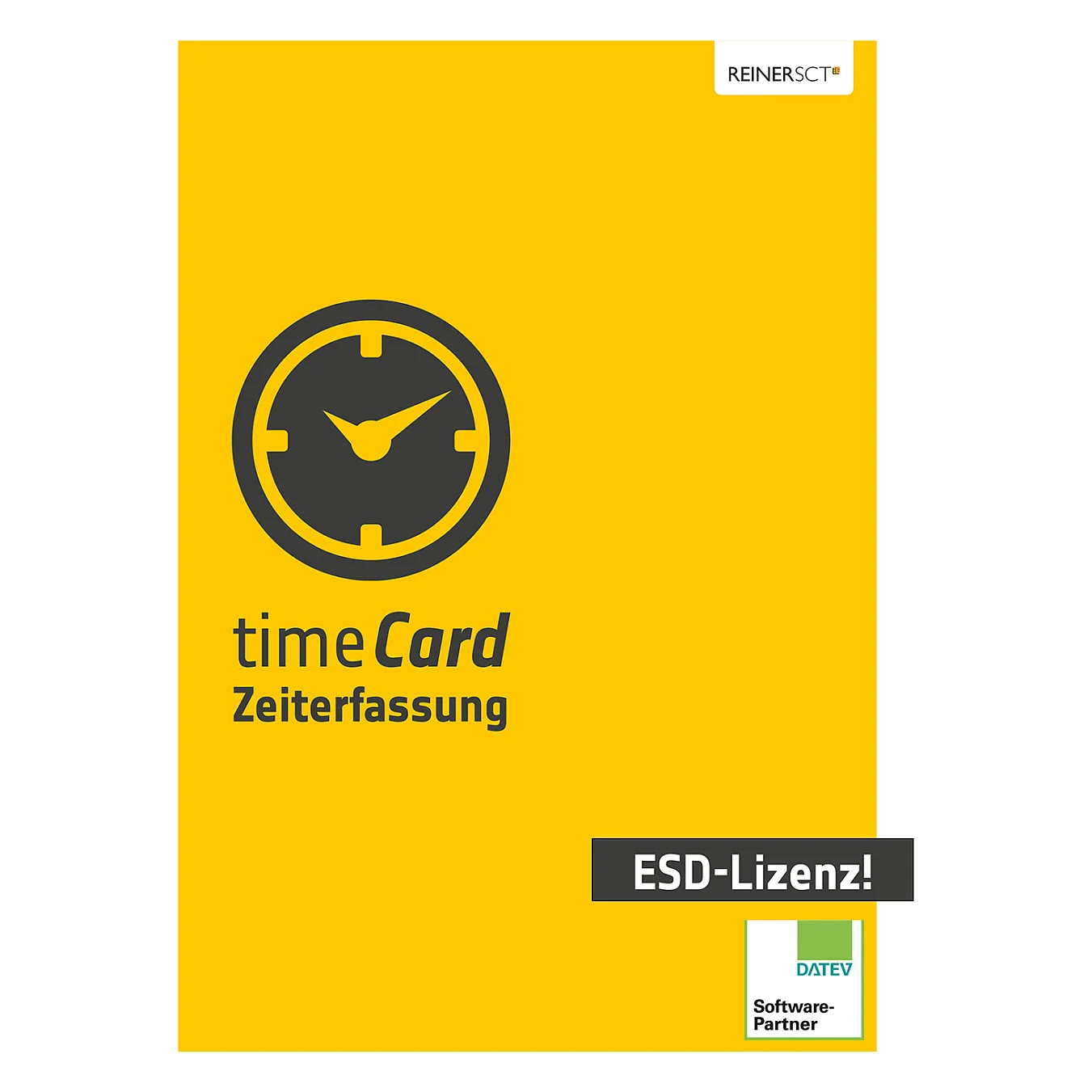 Reiner SCT timeCard 10 Jahreslizenz fuer 50 Mitarbeiter ESD Software Netzwerk