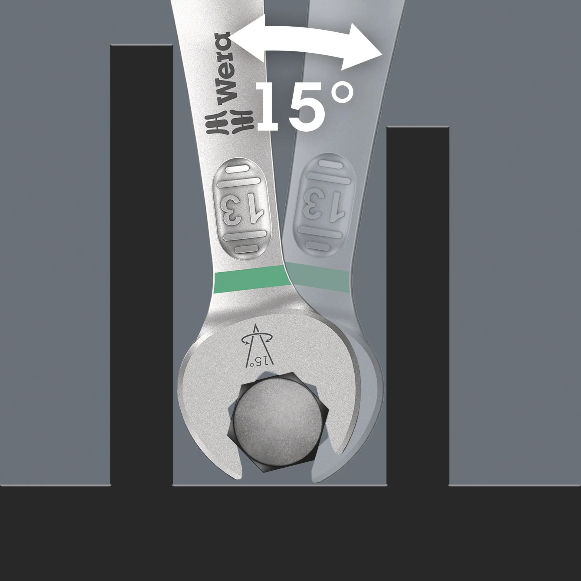Wera 6003 Joker 15 Set 1 Ringmaulschluessel Satz Schraubendreher & Zangen