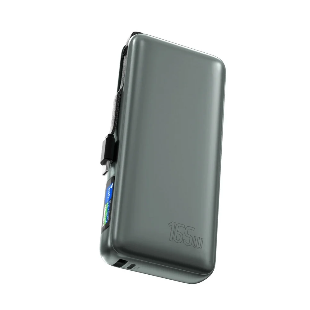 4SMARTS Powerbank Enterprise 20 000 mAh 165 Watt mit integriertem USB C Kabel Akkus Powerbanks & Kabel