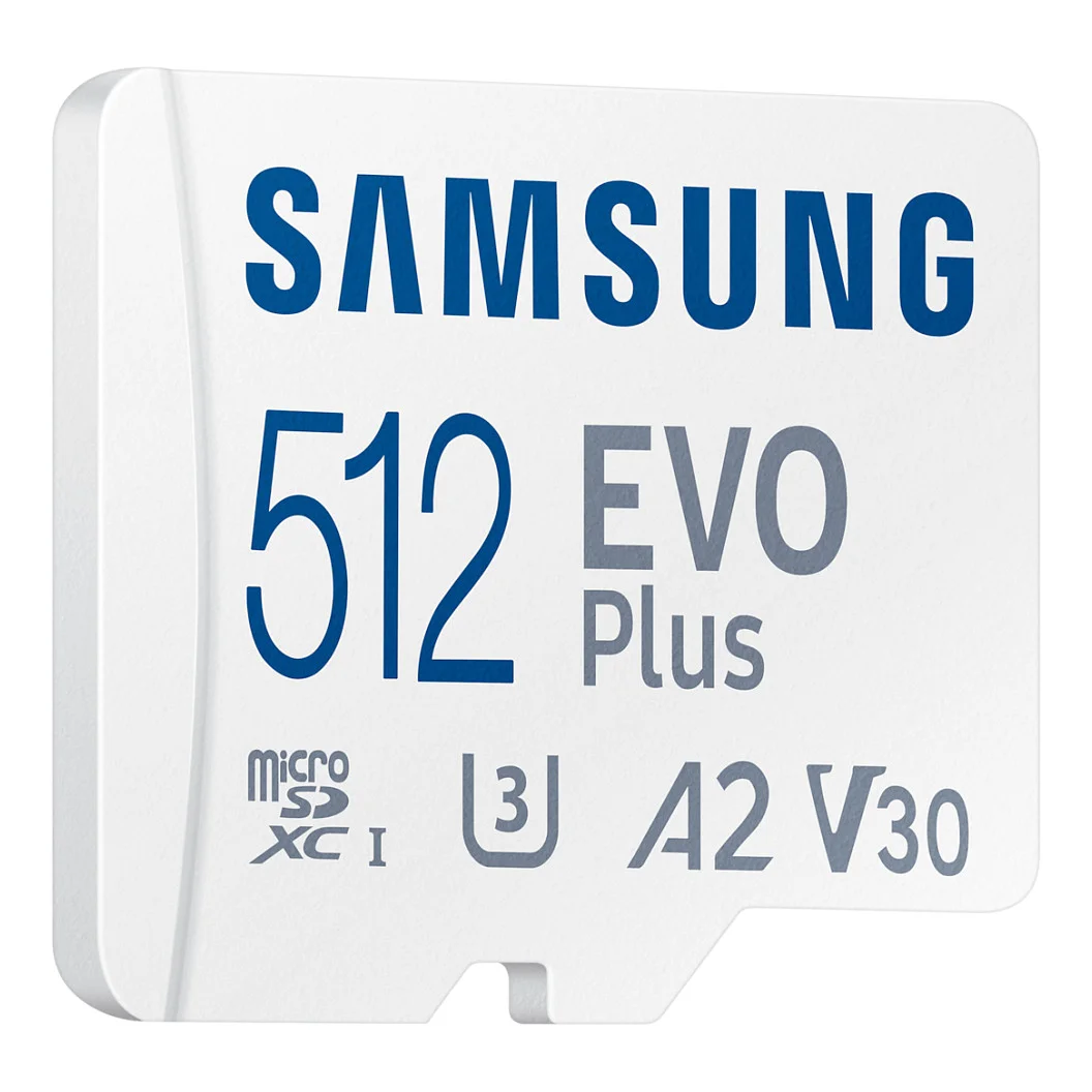 Samsung EVO Plus microSD Speicherkarte  2024   inkl  SD Adapter    512 GB Speichermedien