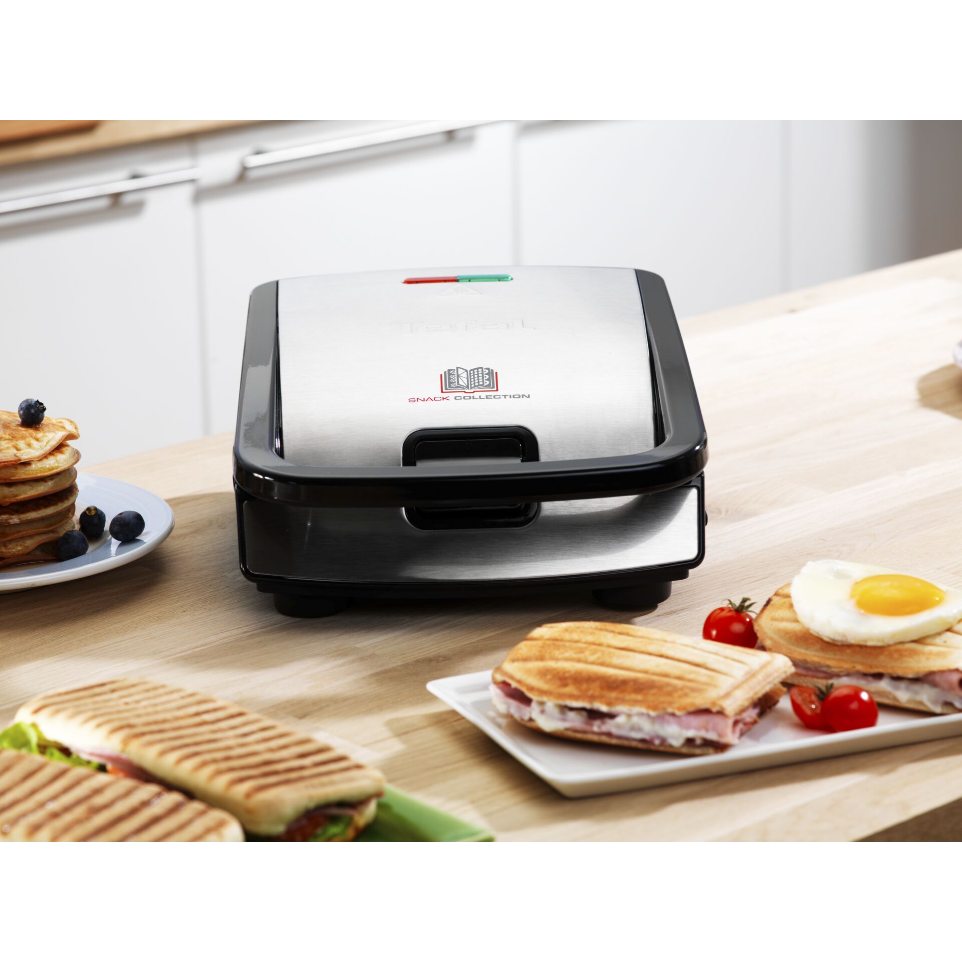 Tefal SW 854 D Snack Collection Waffel  Sandwichtoaster Waffeleisen & Crepes Maker 
