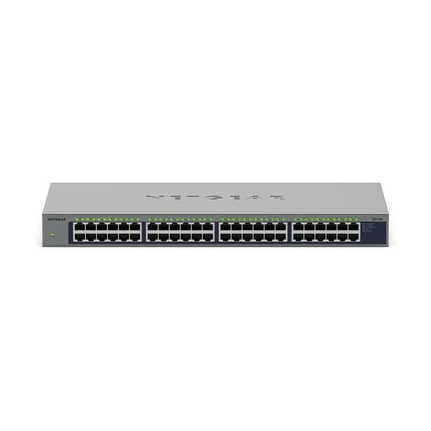 NETGEAR GS748 Unmanaged Gigabit Ethernet  10 100 1000  Grau Switches