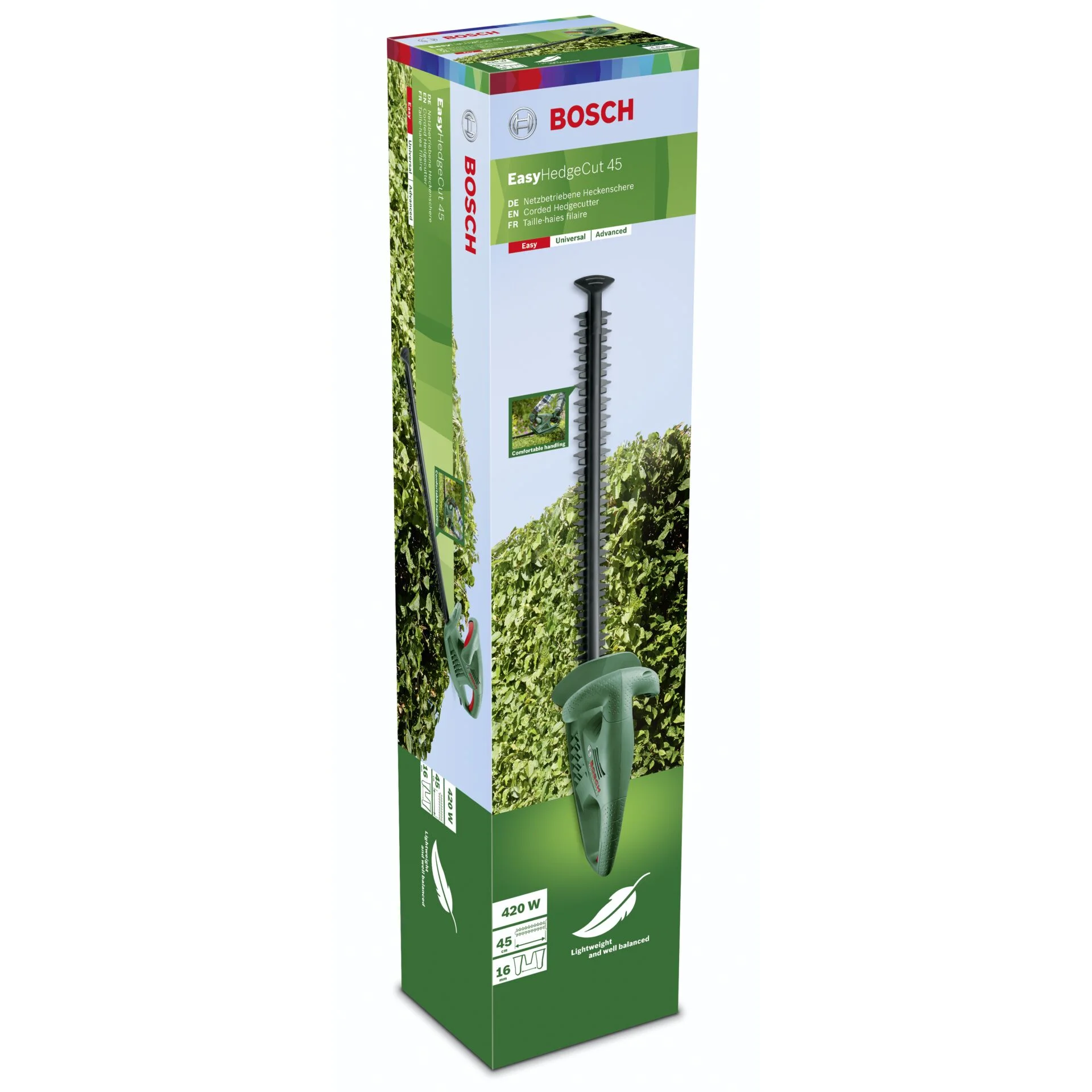 Bosch EasyHedgeCut 45 420 W 2 6 kg Gartenmaschinen