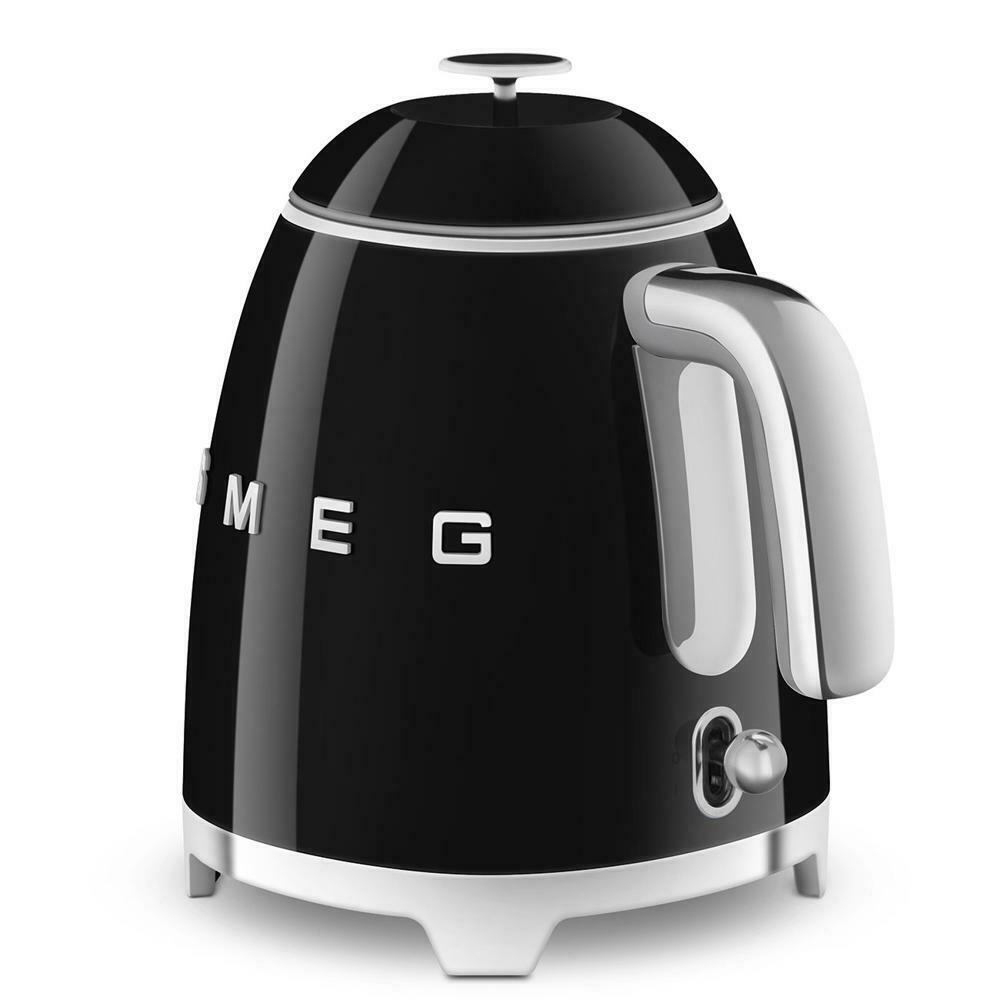 SMEG klf05bleu mini wasserkocher schwarz Kuechenkleingeraete