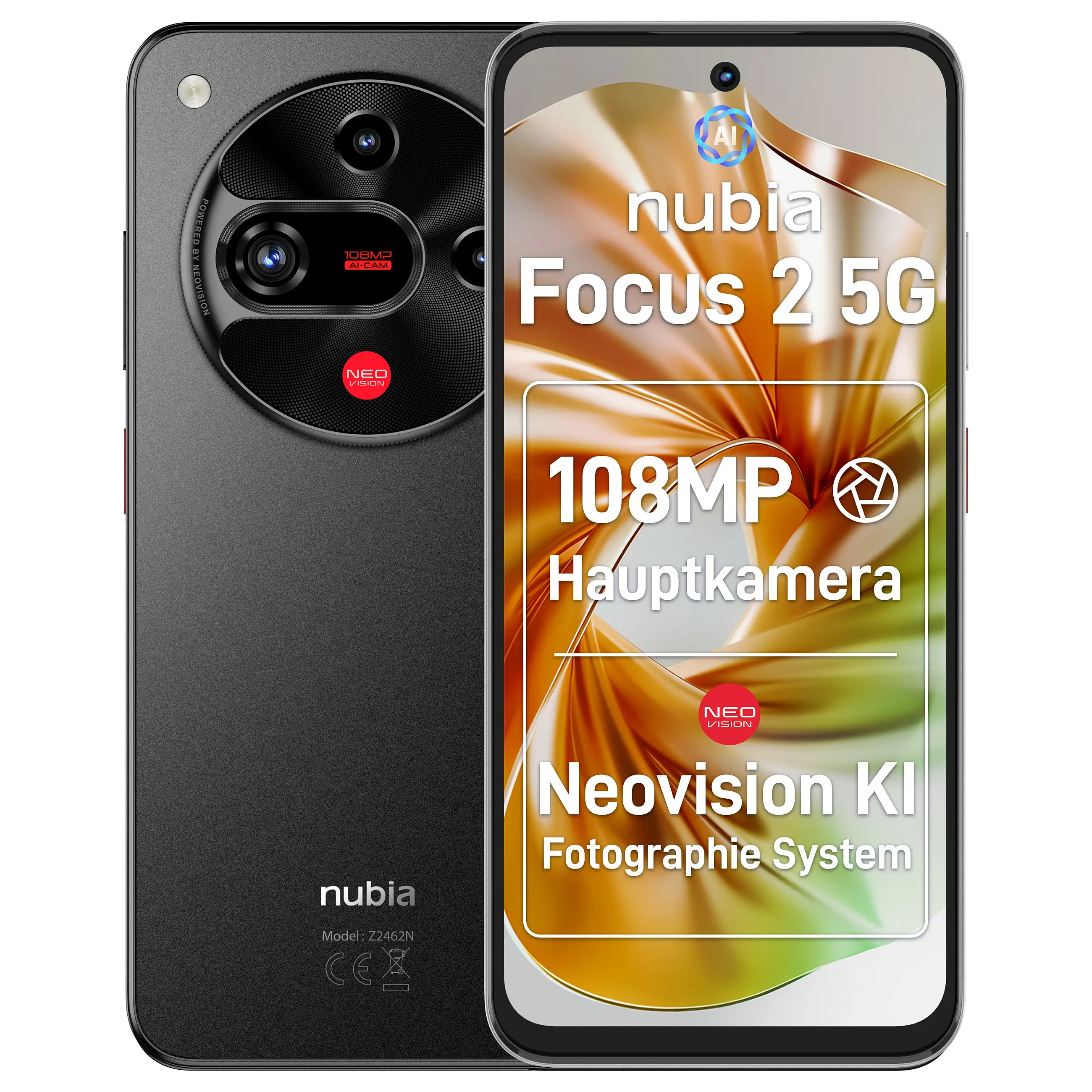 Nubia Focus 2 5G 8RAM 256GB black Smartphones