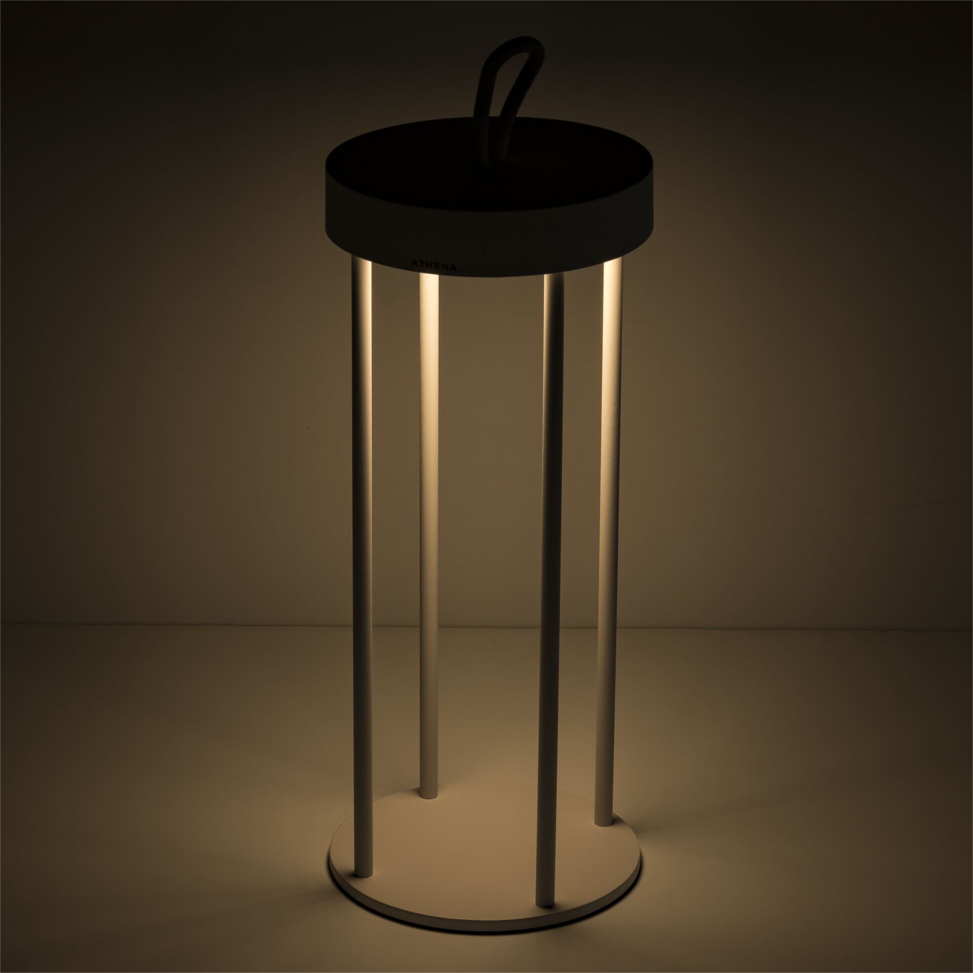 Century LED Tischlampe ATHENA weiss 3W 3000K Dimm  IP54 Color Saugroboter