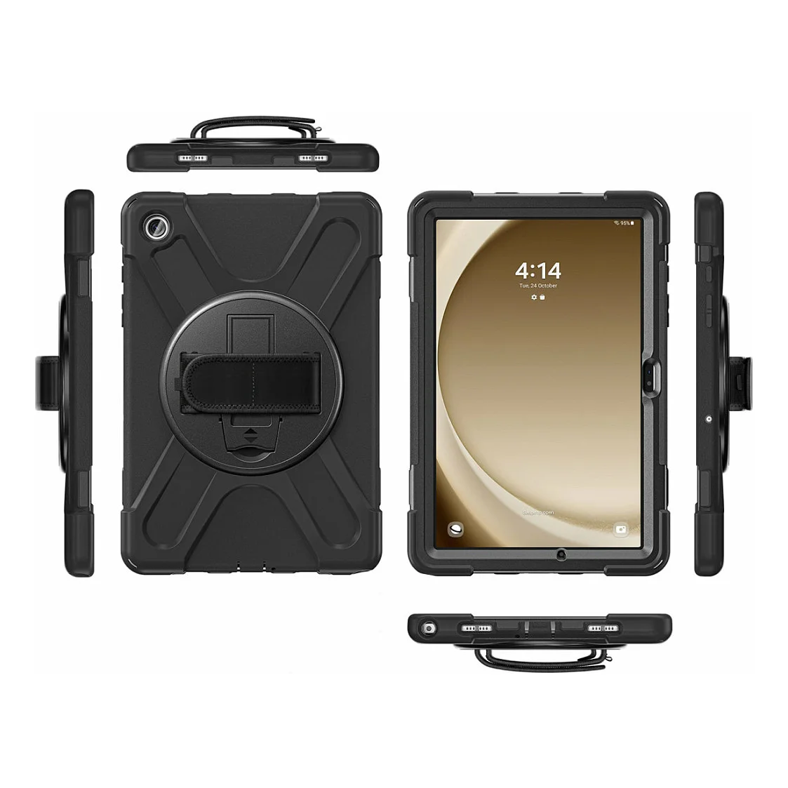 4SMARTS rugged case grip fuer samsung galaxy tab a9  Notebook & Tablet Zubehoer