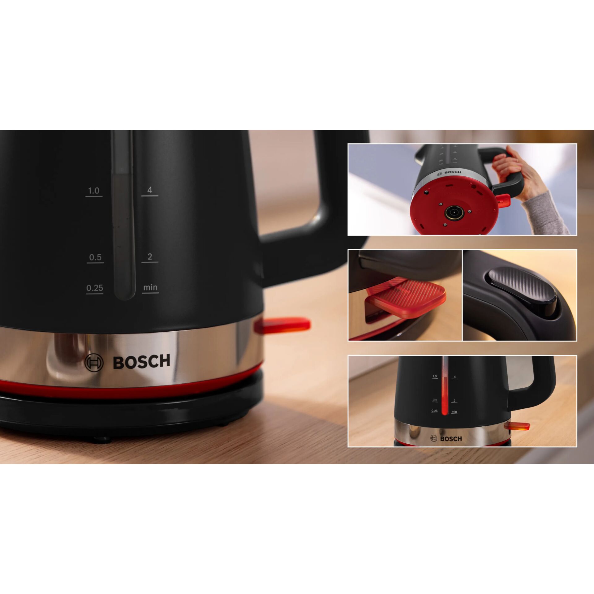 Bosch TWK 4M223 MyMoment schwarz Kuechenkleingeraete