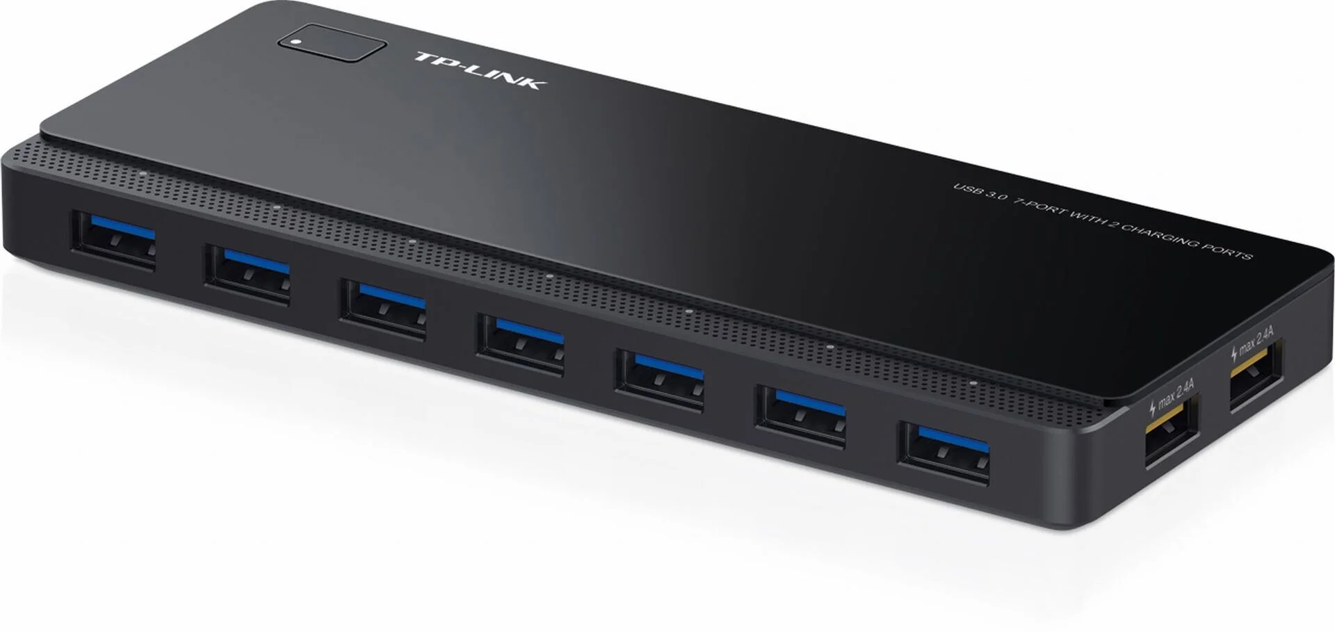 TP Link USB 3 0 7 Port Hub mit 2 Ladeanschluessen Switches