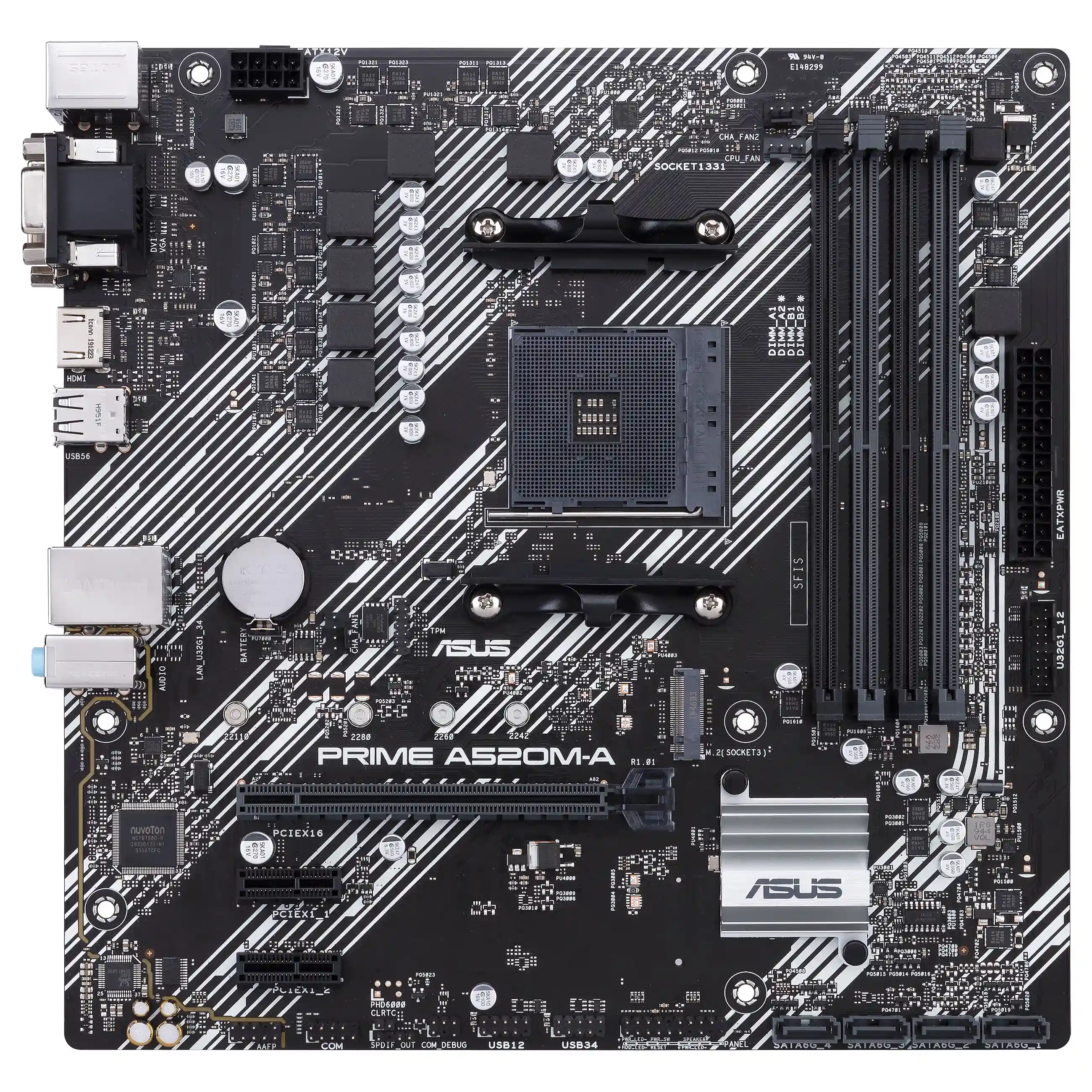 ASUS PRIME A520M A II CSM AMD A520 Sockel AM4 micro ATX PC-Zubehoer