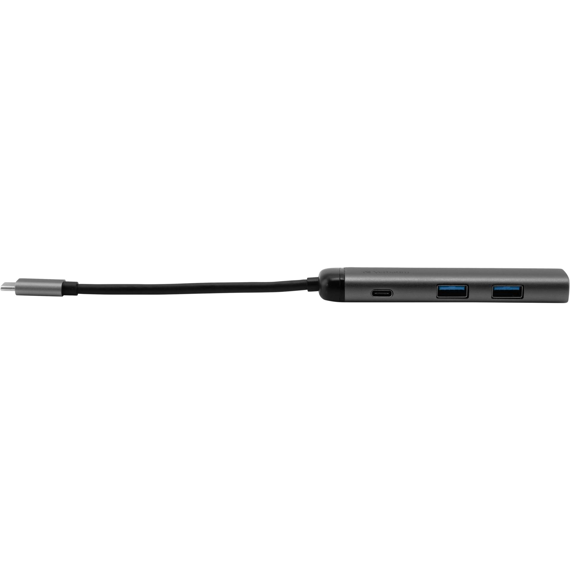 Verbatim USB C Multiport Hub USB 3 0 HDMI 2xUSB A USB C 49140 Akkus Powerbanks & Kabel