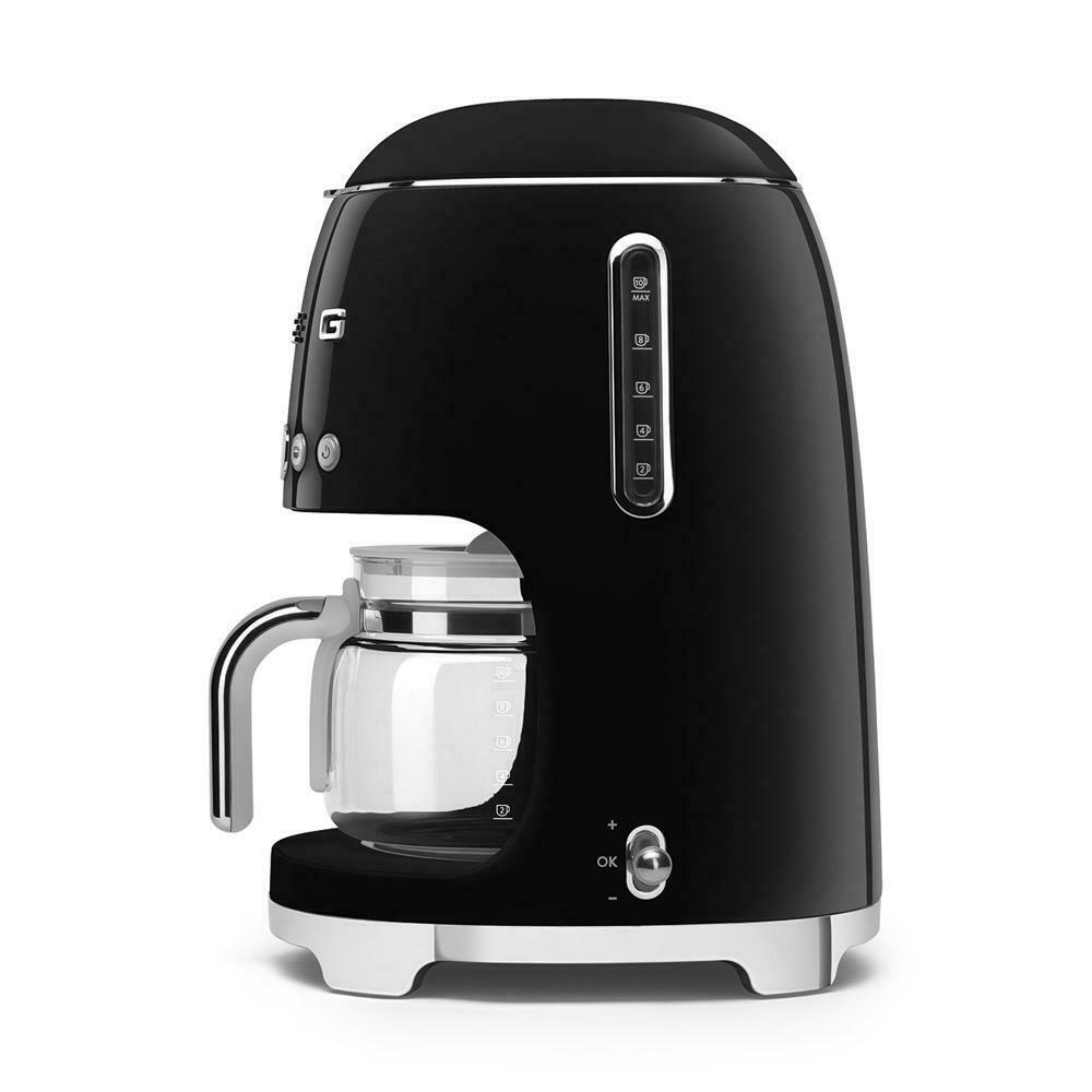 SMEG filter kaffeemaschine 50s style dcf02bleu  schwarz Kuechenkleingeraete