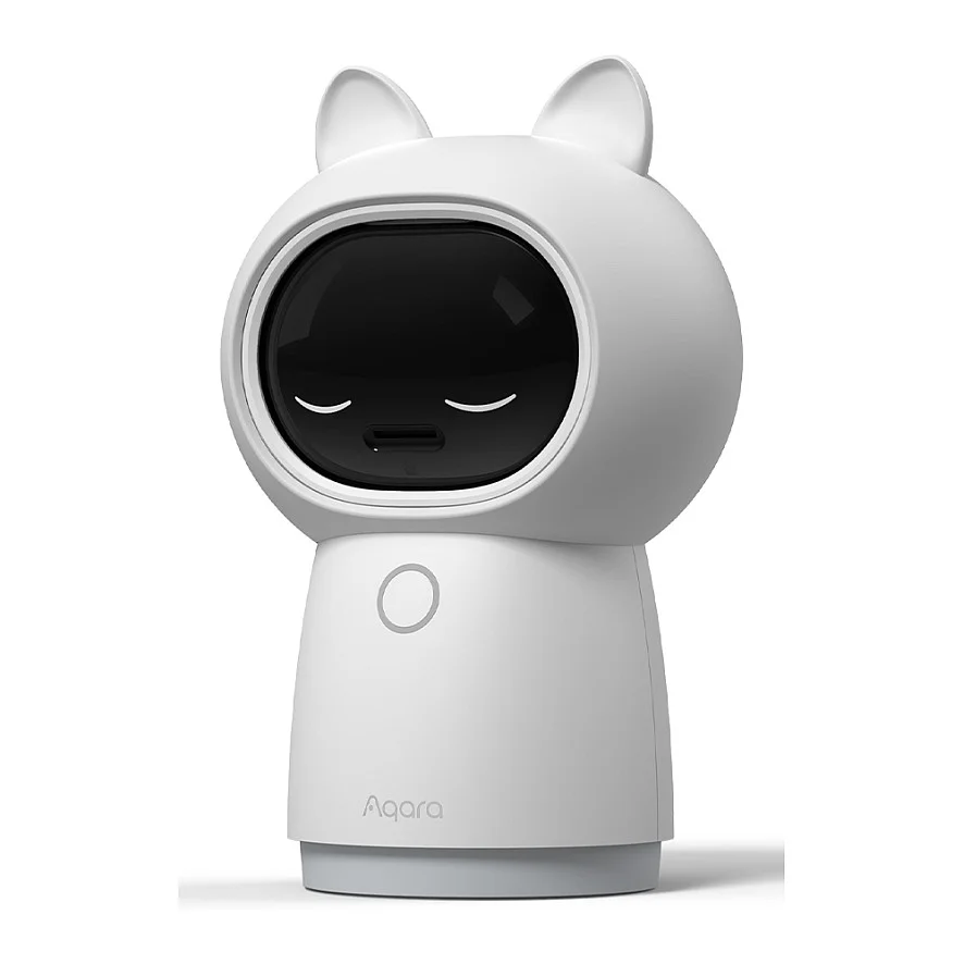 Aqara 2K Sicherheitstuer Kamera Hub G3 AI Gesichts  und Gestenerkennung  360  Ueberwachungskameras