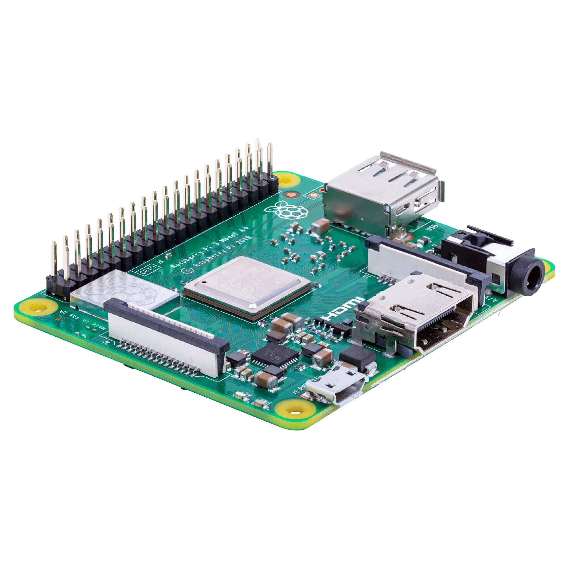 Raspberry Pi 3A  Single Board Computer 1GB RAM  WLAN  GPIO  Kompakt Multimedia & Technik