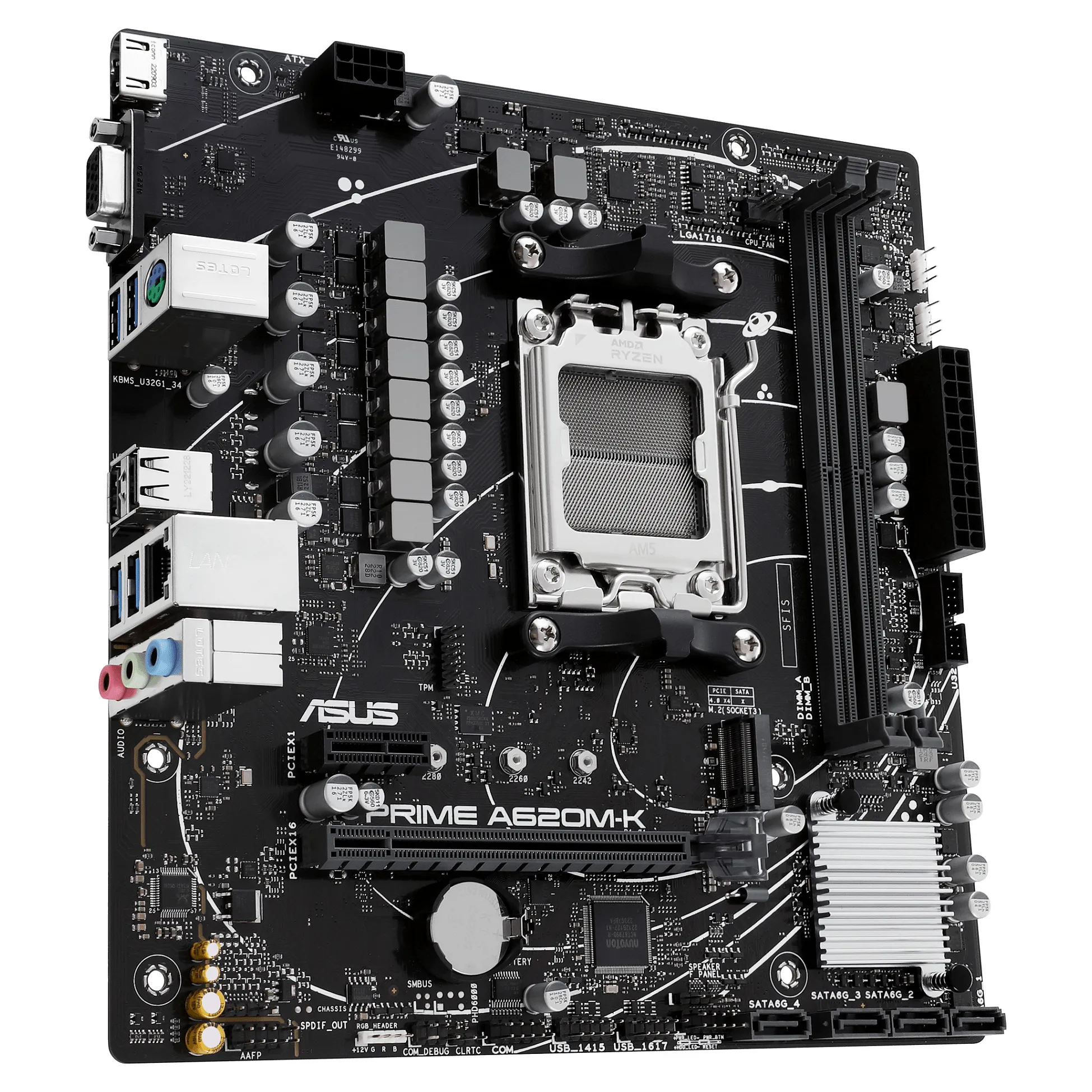 ASUS PRIME A620M K AMD A620 Sockel AM5 micro ATX PC-Zubehoer