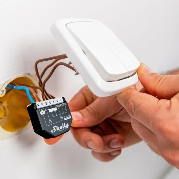 Shelly Relais ZollWave 2PMZoll max  16A 2 Kanaele Unterputz Messfunktion Smart Home Zubehoer