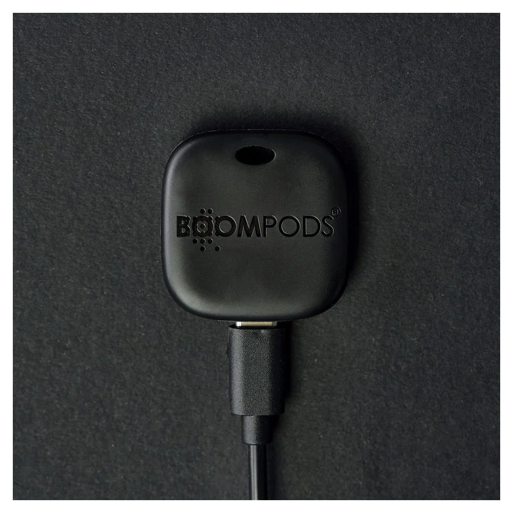 Boompods Boomtag Rechargeable  Black Mobilfunk Zubehoer