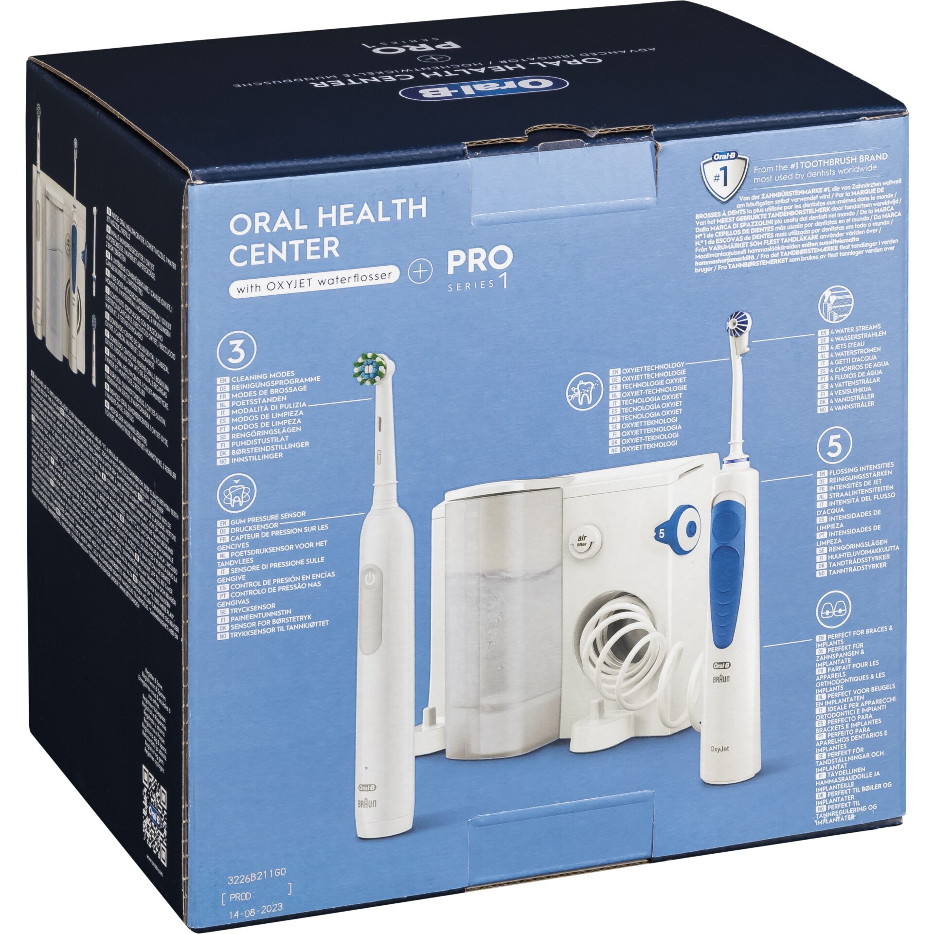 Oral B Center OxyJet Munddusche   Pro 1 Zahnpflege