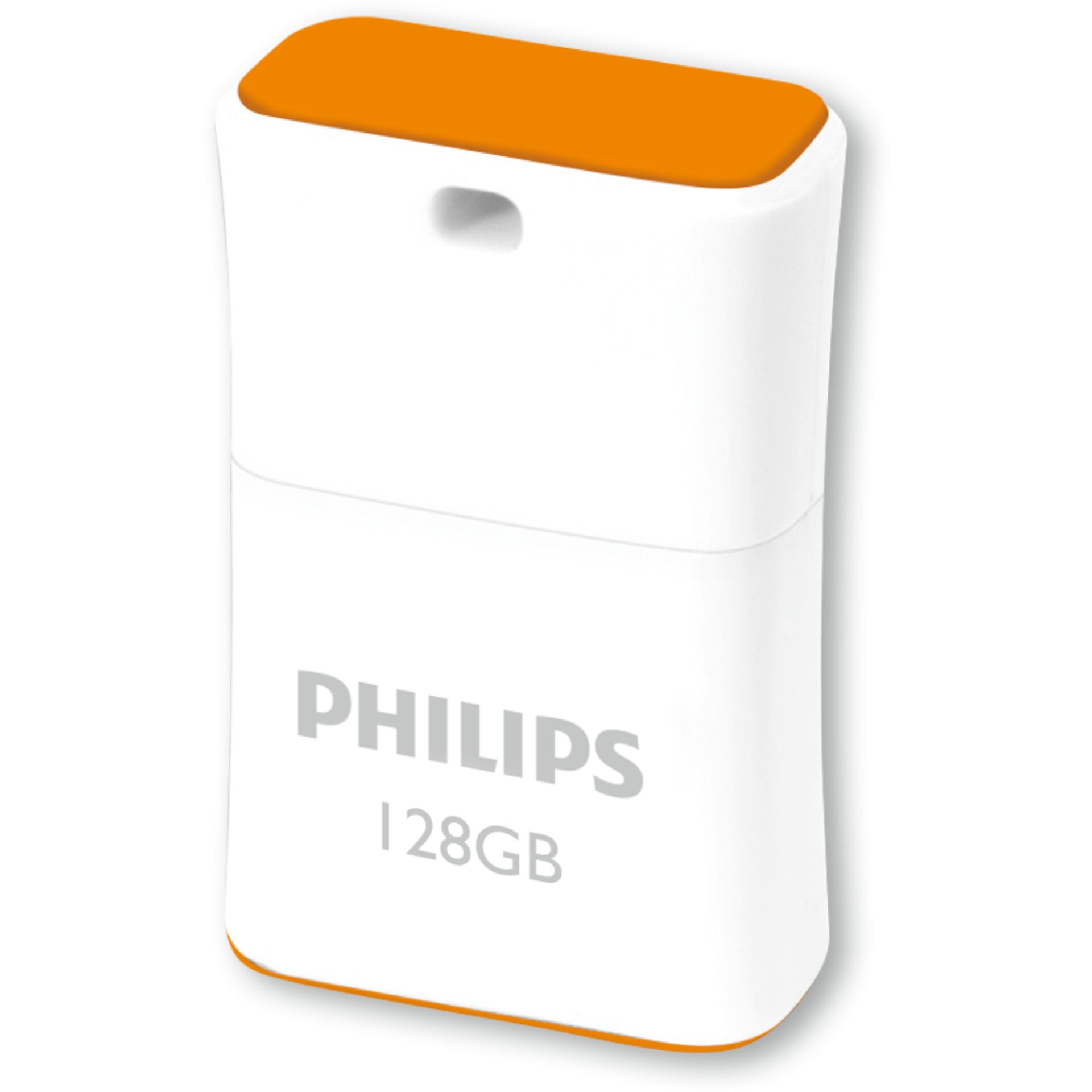 Philips Pico USB Stick 128 GB USB Typ A 2 0 Orange  Weiss Speichermedien