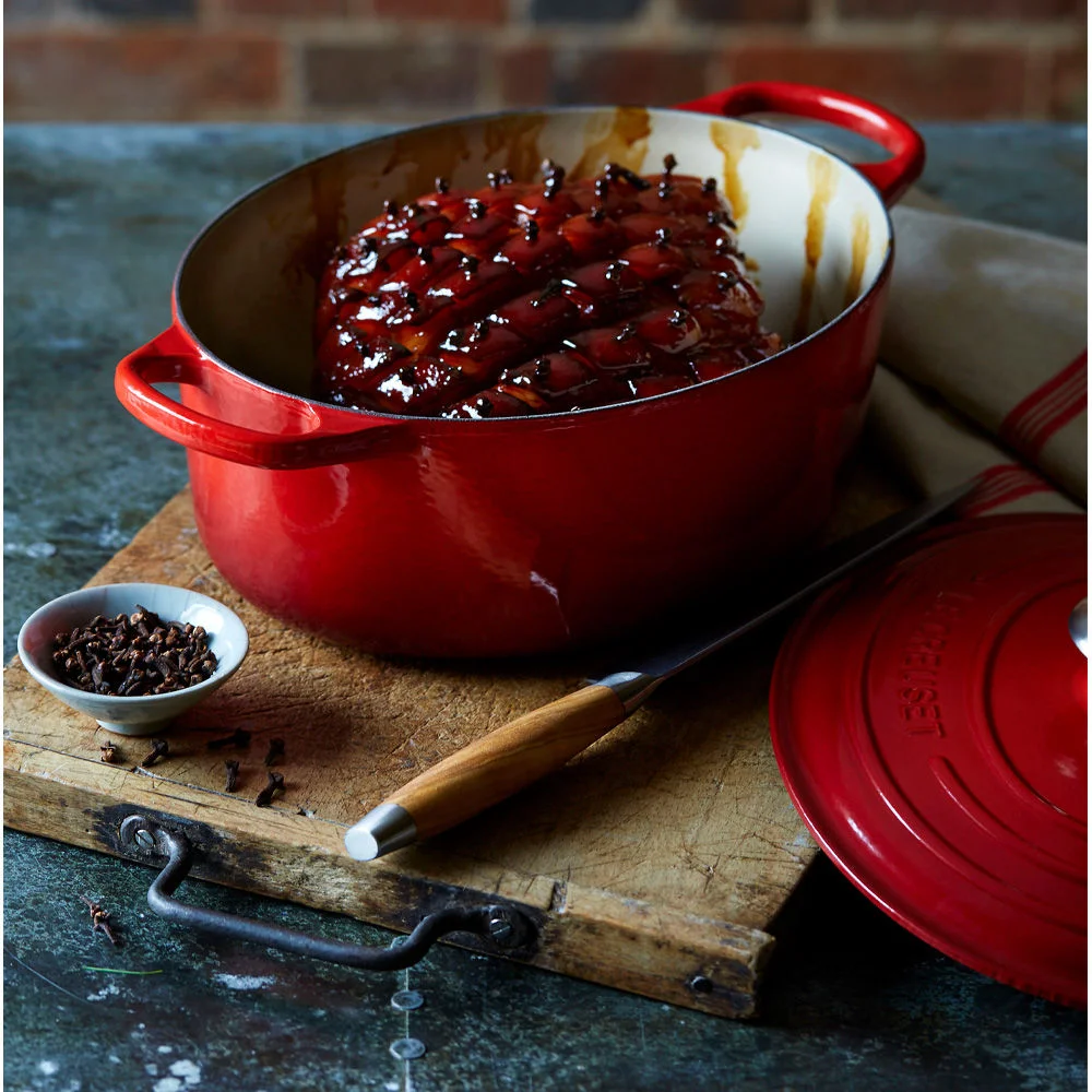 Le Creuset Braeter Signature  oval  29 cm  kirschrot Pfannen & Toepfe