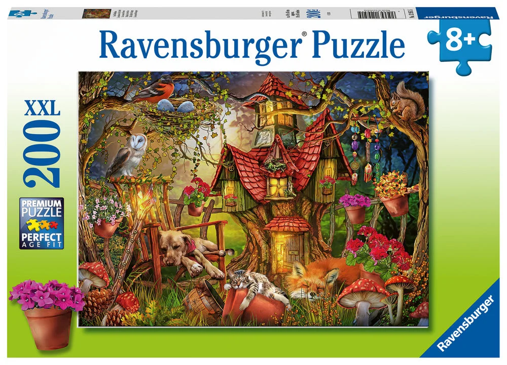 Ravensburger Puzzle Das Waldhaus Spiele