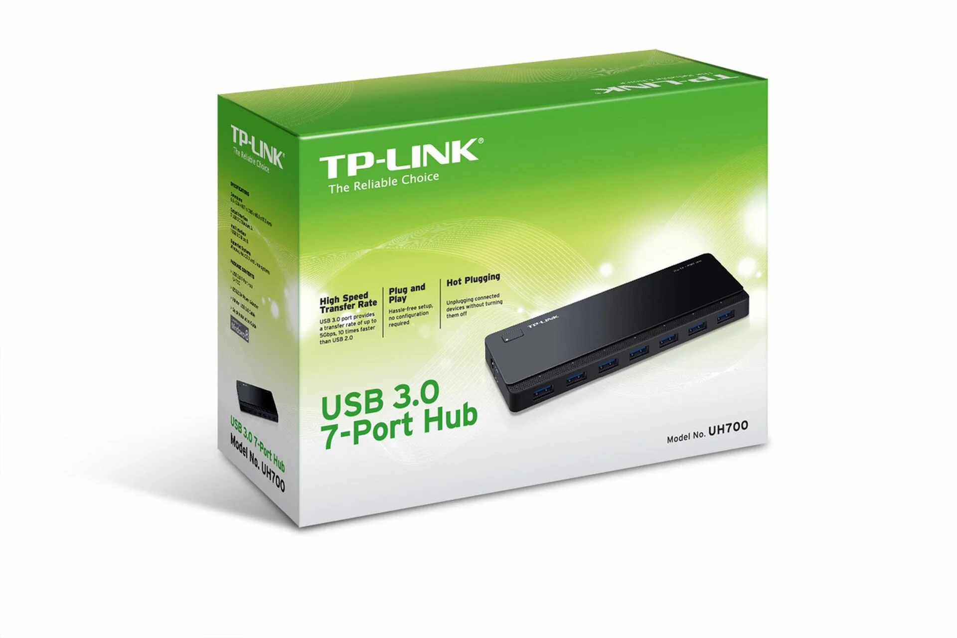 TP Link 7 Port USB 3 0 Hub Akkus Powerbanks & Kabel