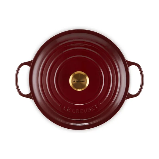Le Creuset Signature Roaster round 28cm rhone  21177289494441  Kuechenkleingeraete