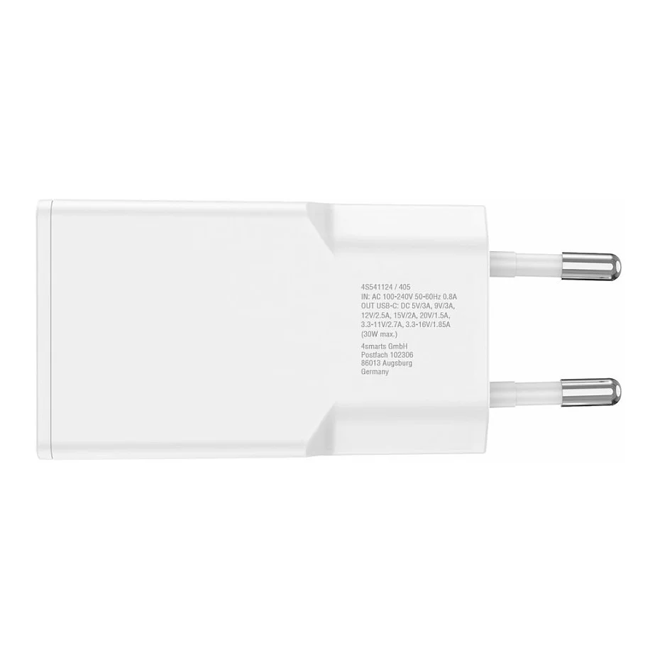 4SMARTS Netzladegert PDPlug Slim 30W GaN 1C  wei Notebook & Tablet Zubehoer