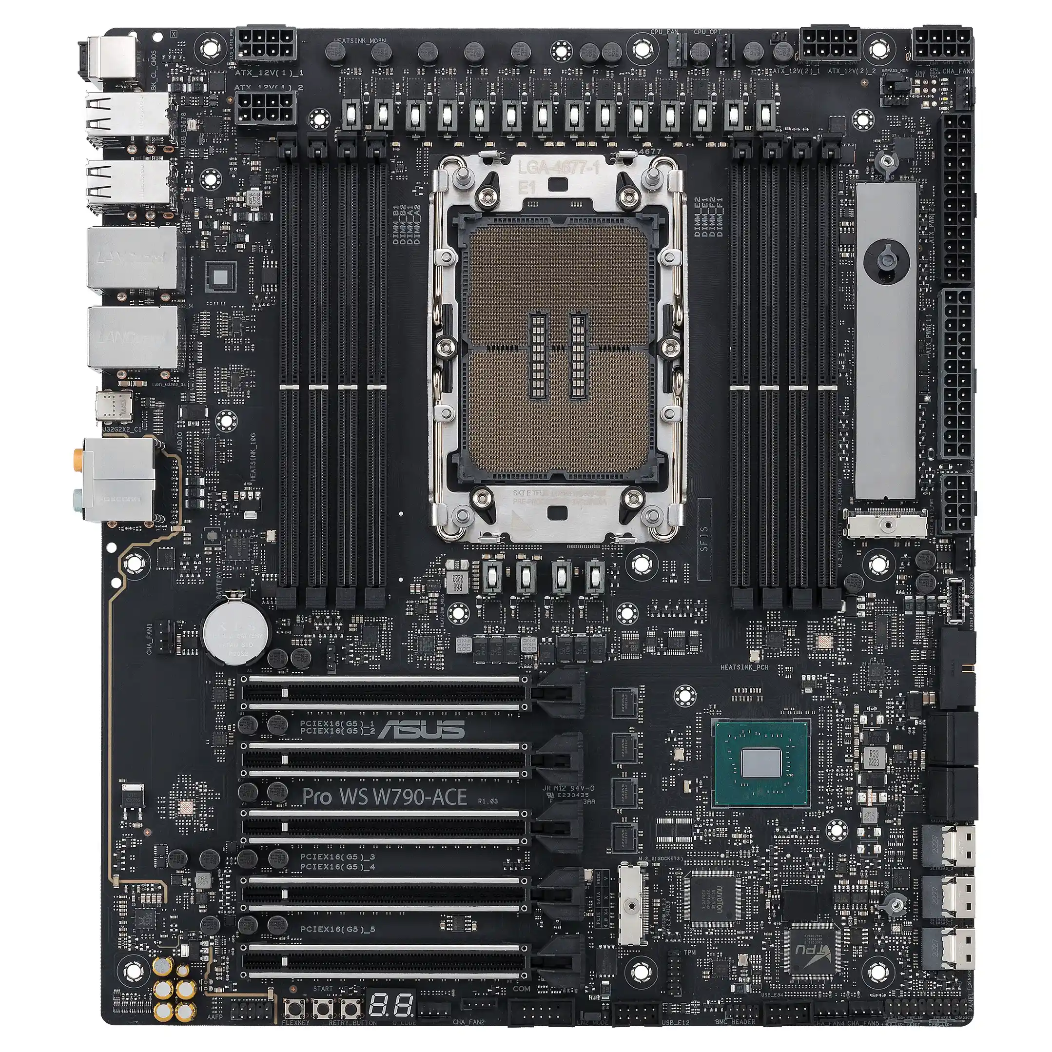 ASUS PRO WS W790 ACE Intel W790 LGA 4677  Socket E  SSI CEB PC-Komponenten