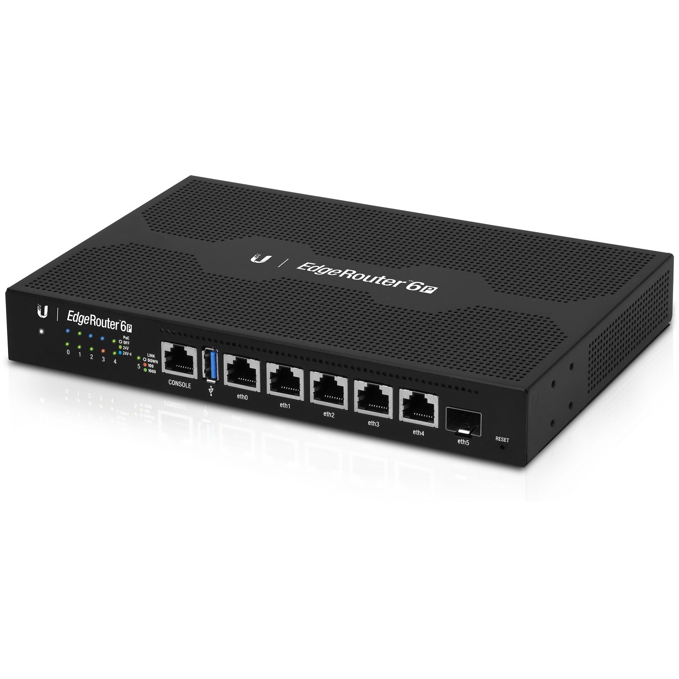 Ubiquiti ER 6P Router 5 GHz 2x Gigabit Ethernet PoE Weiss