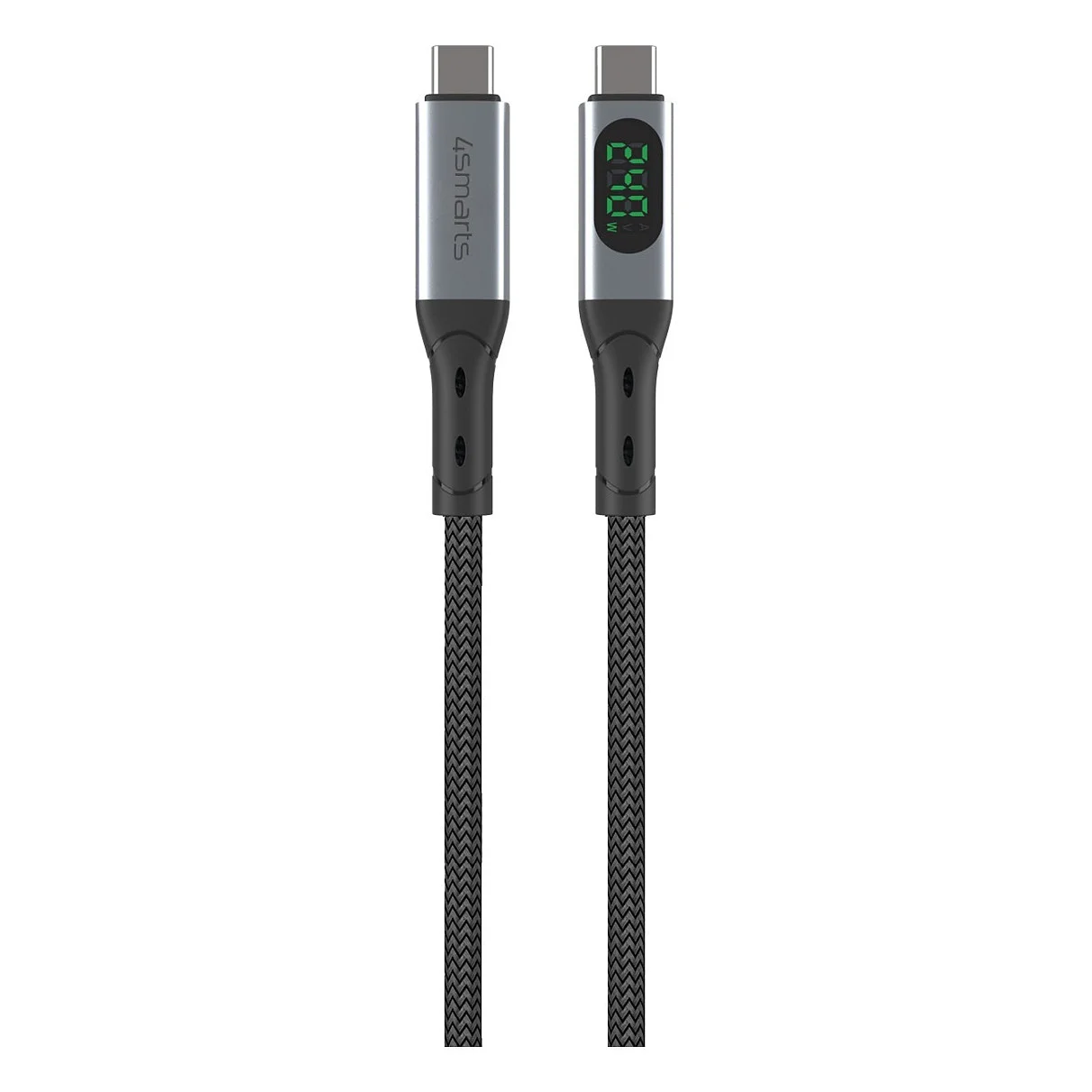 4SMARTS USB4 Kabel DigitCord Enterprise 240W 1 5m  schwarz Notebook & Tablet Zubehoer